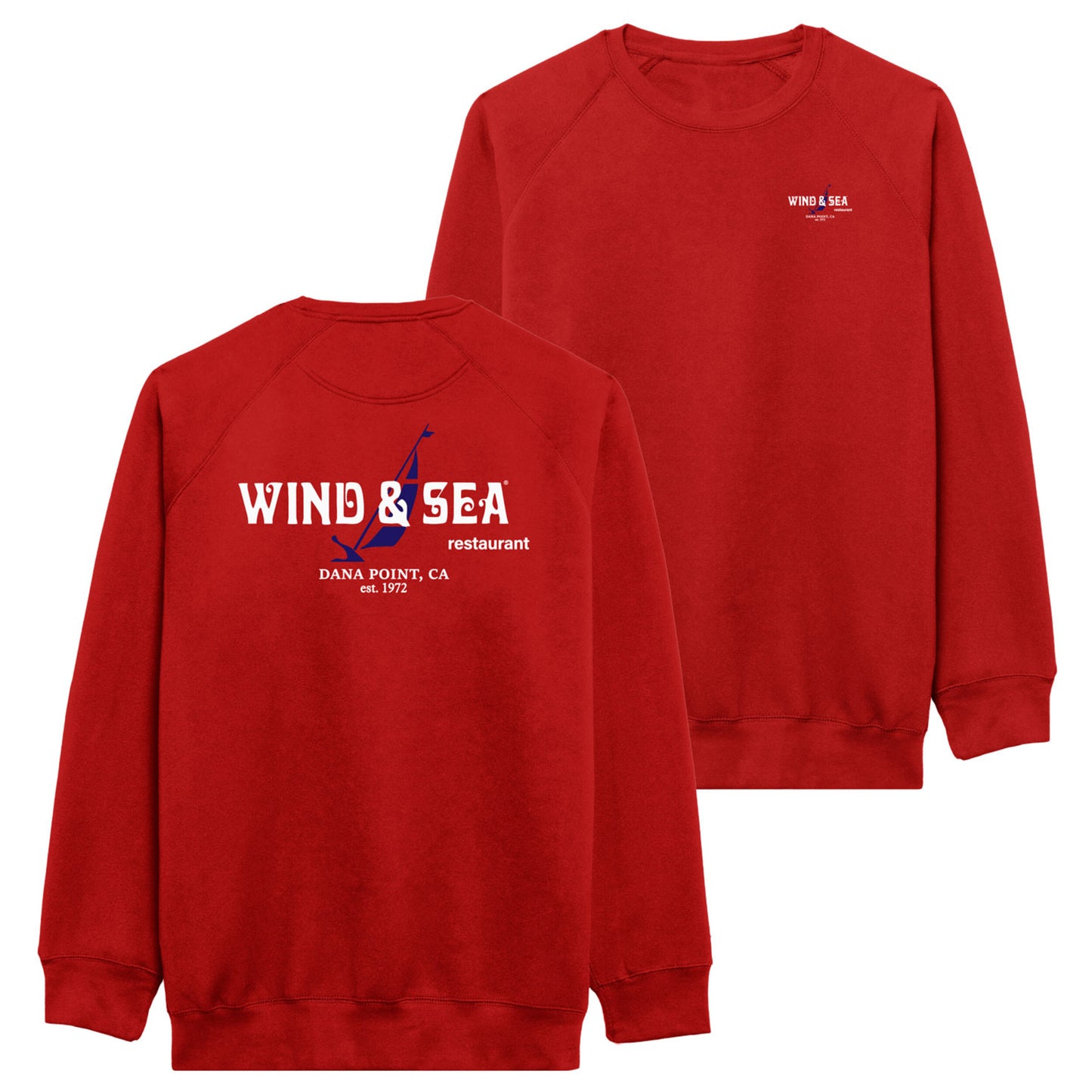 W&S Red Crewneck Sweatshirt