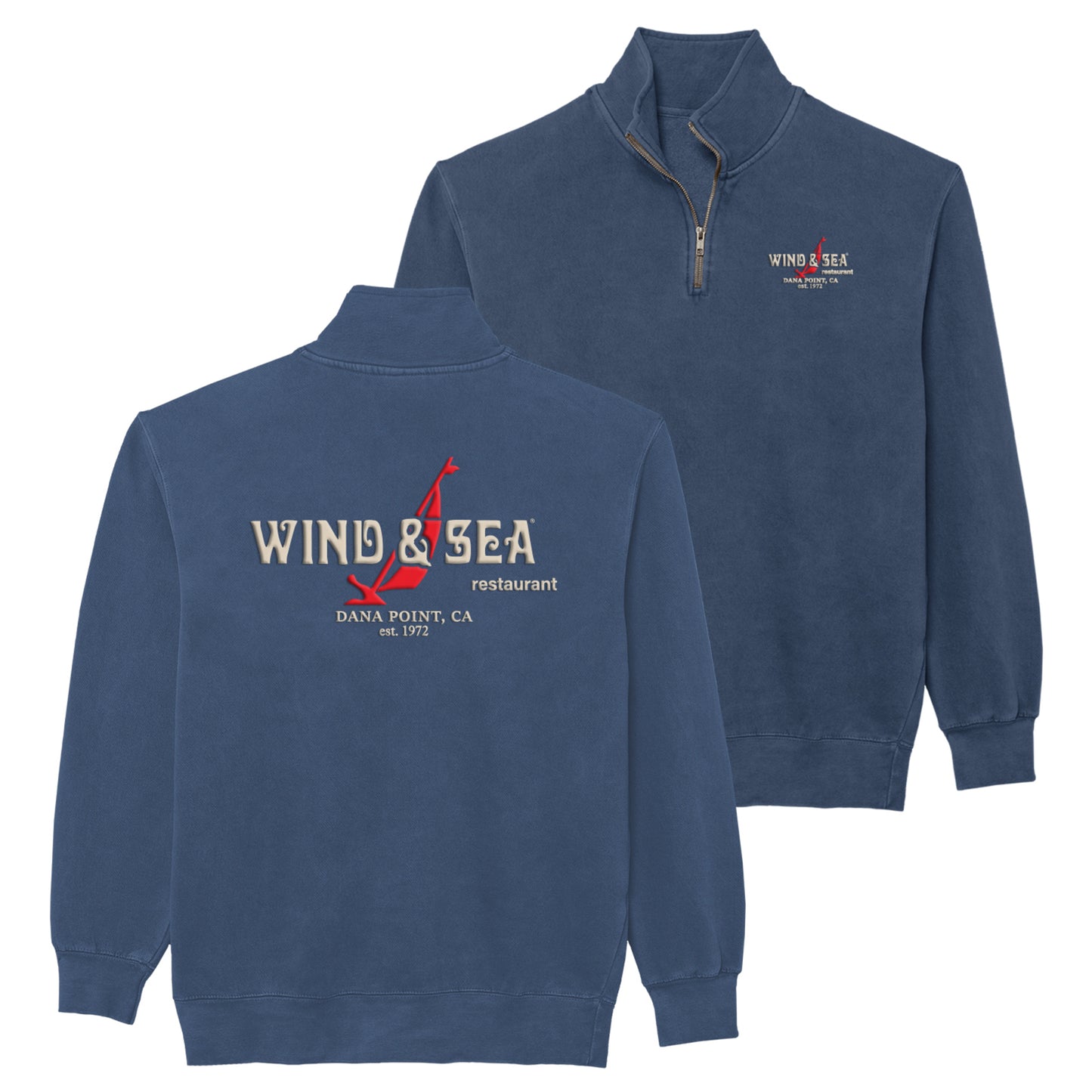 W&S Limited Edition Vintage Navy 1/4 Zip