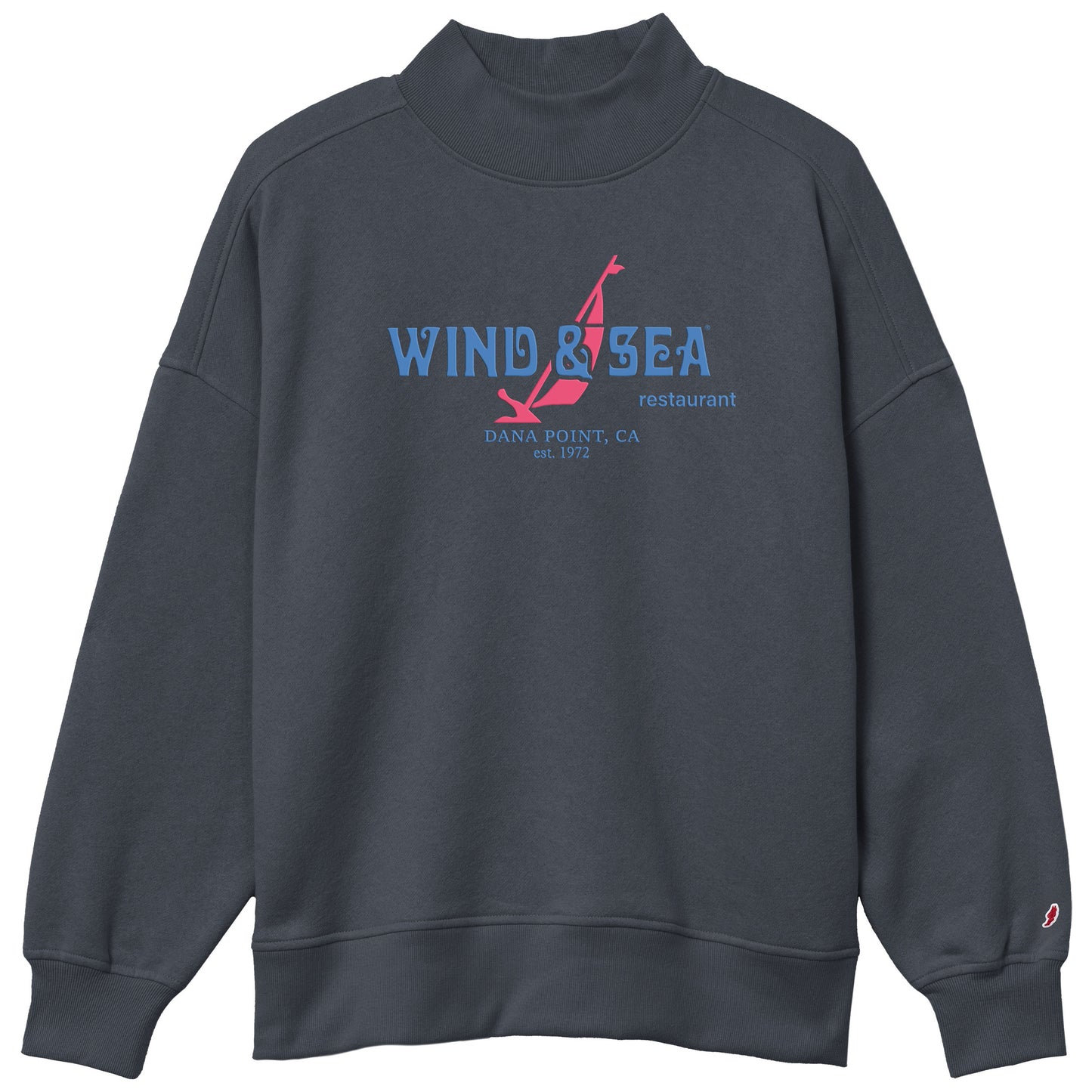 W&S Midnight Mock Crewneck