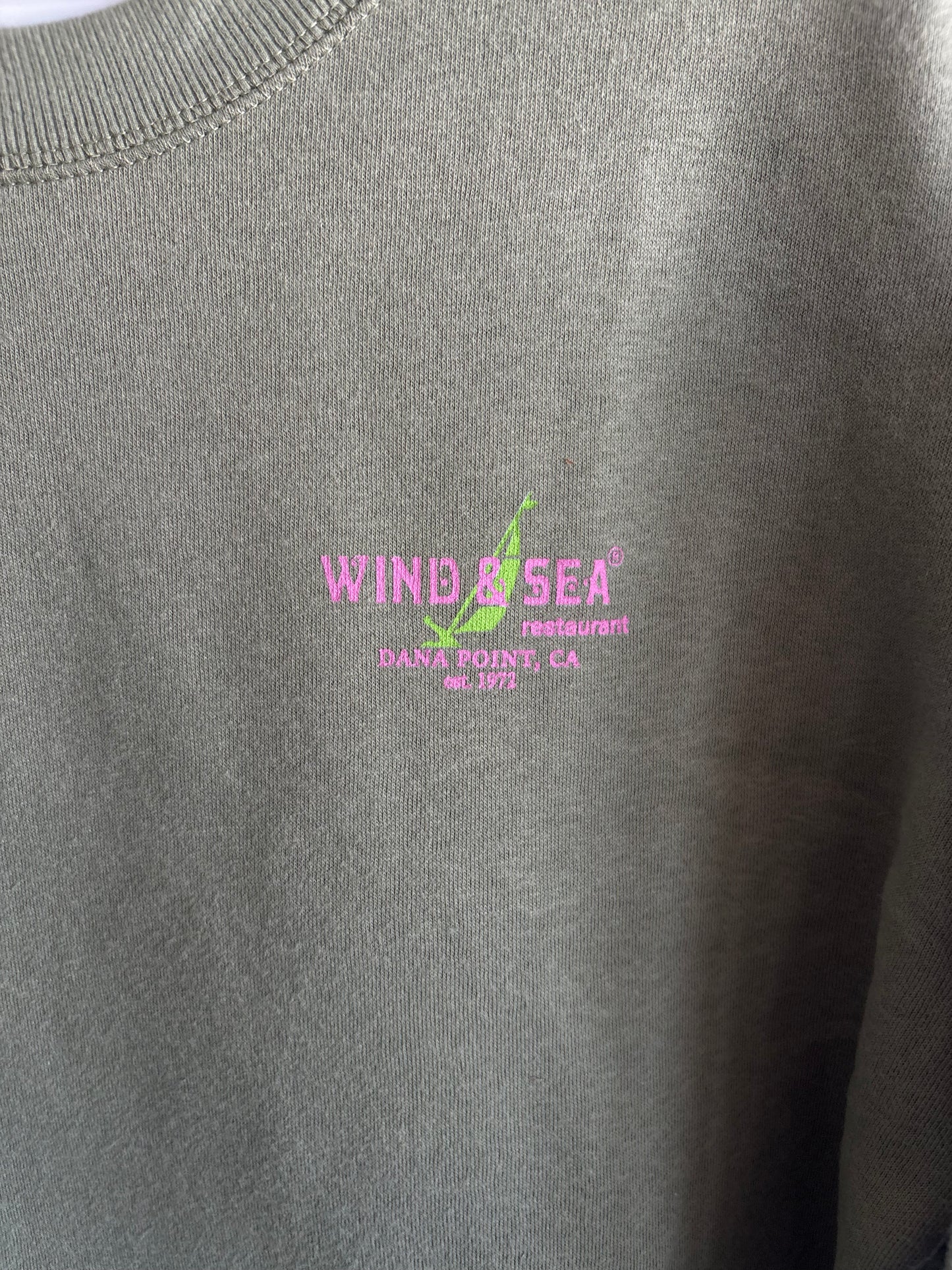 W&S Green Flash Cropped Crewneck
