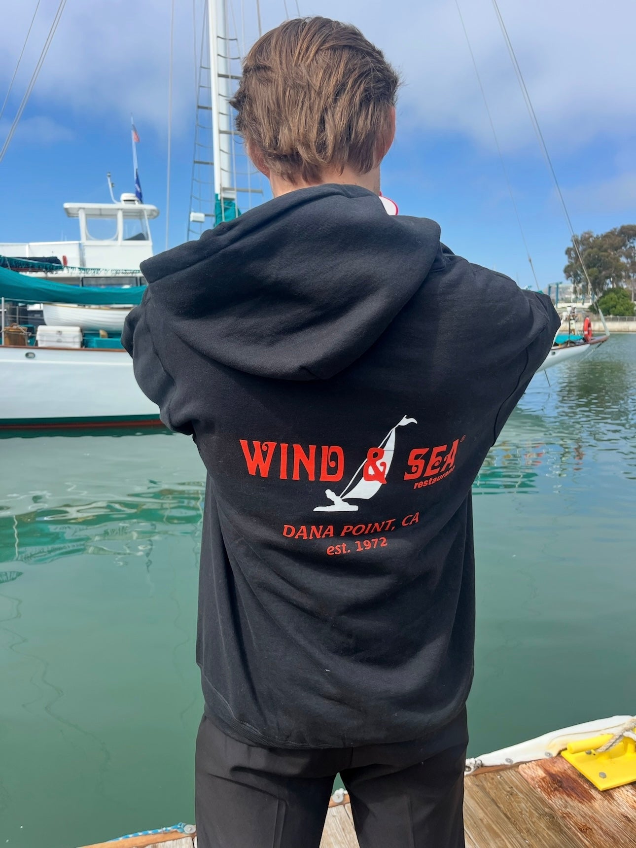 W&S Zip Sweatshirt Black