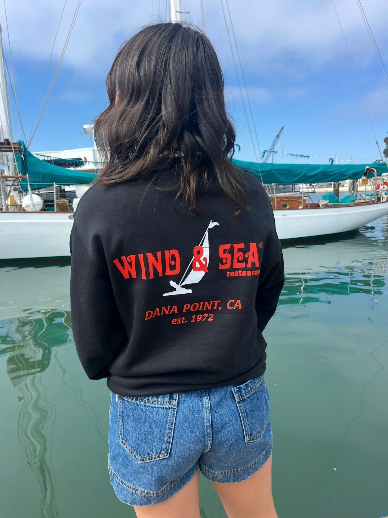 W&S Crew Sweatshirt Black