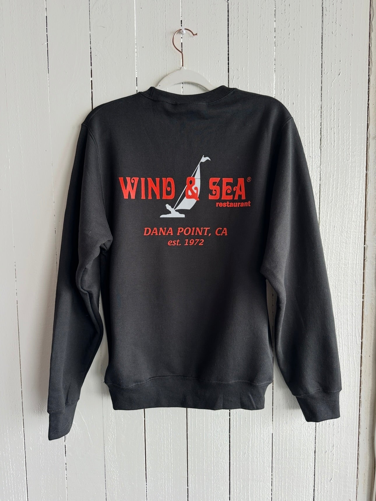 W&S Crew Sweatshirt Black