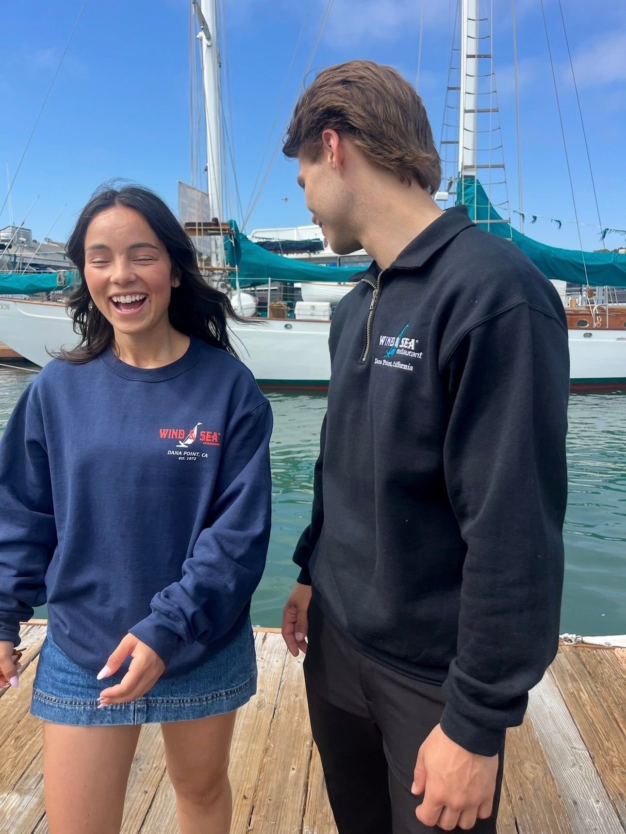 W&S Crew Sweatshirt Navy