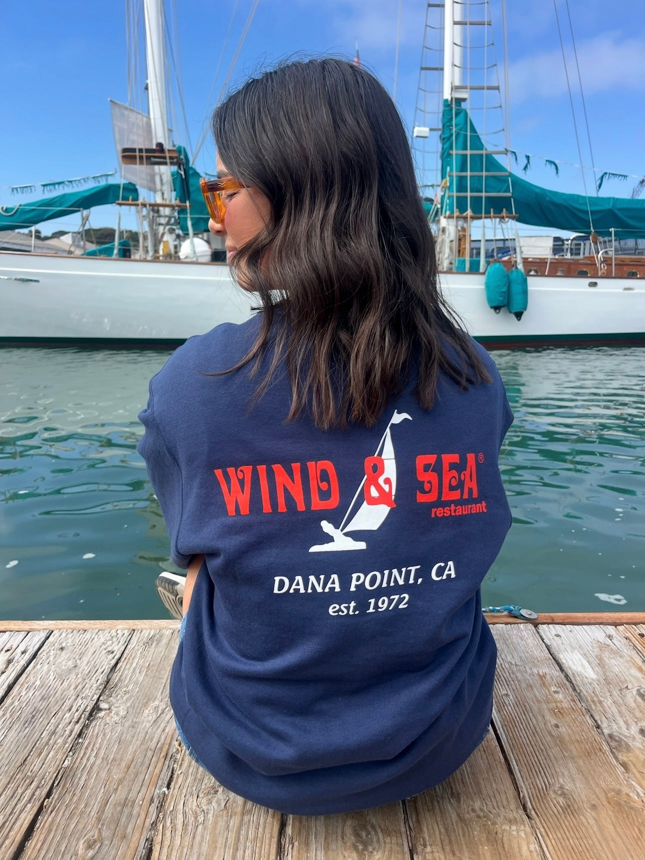 W&S Crew Sweatshirt Navy