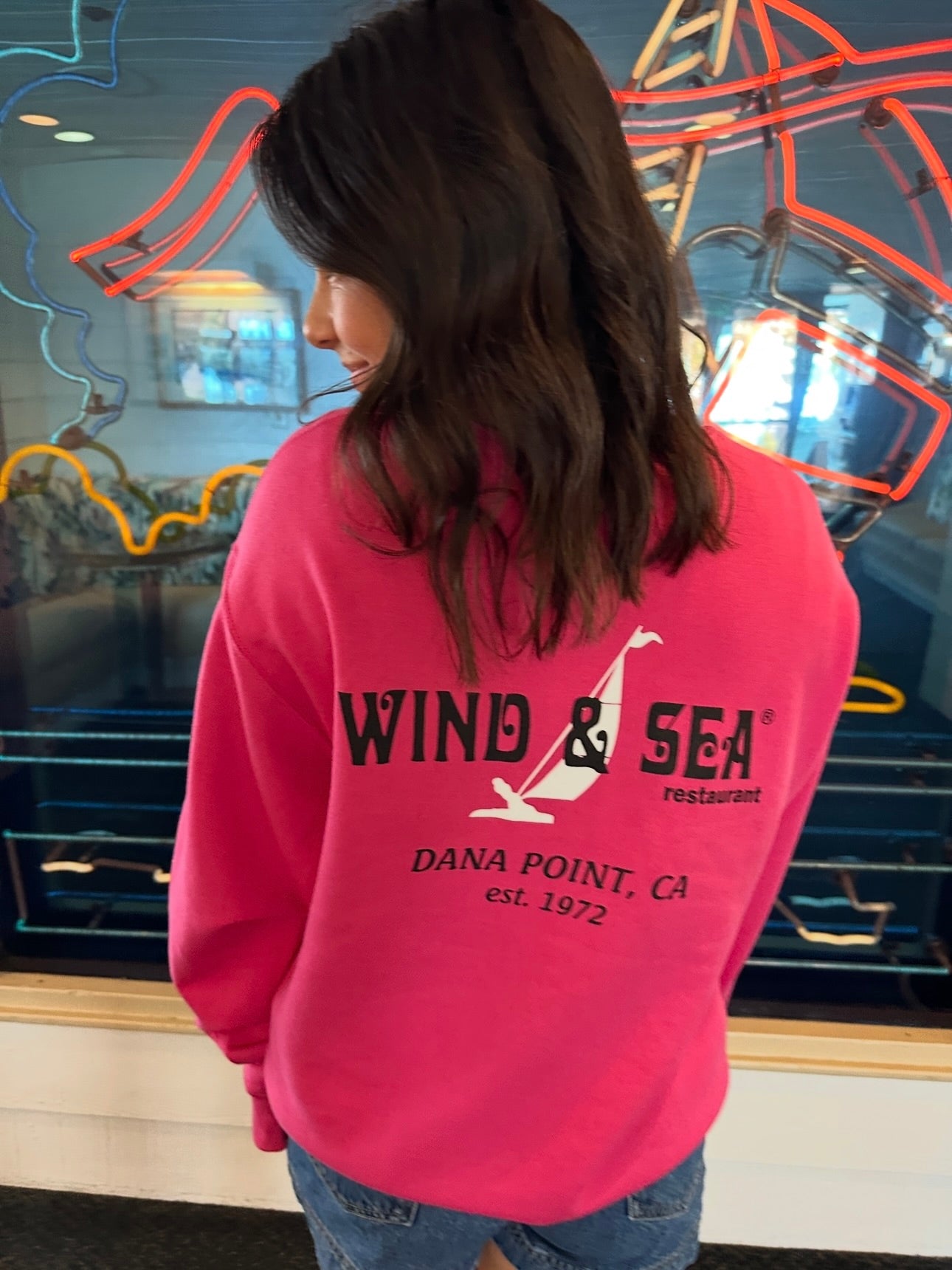 W&S Crew Sweatshirt Pink