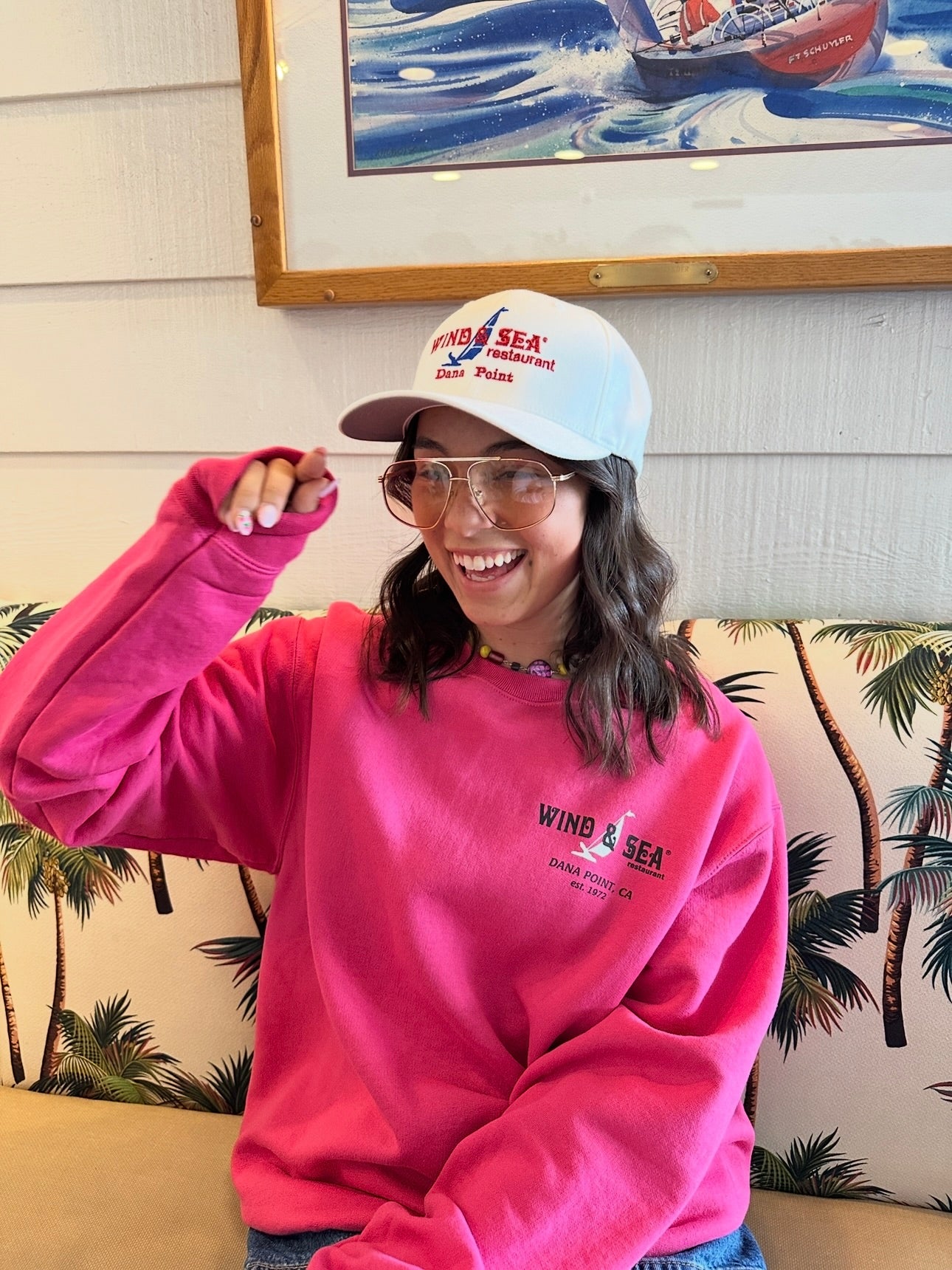 W&S Crew Sweatshirt Pink