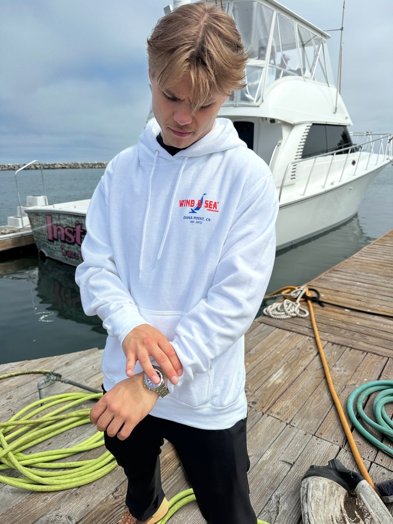 W&S Hoodie White