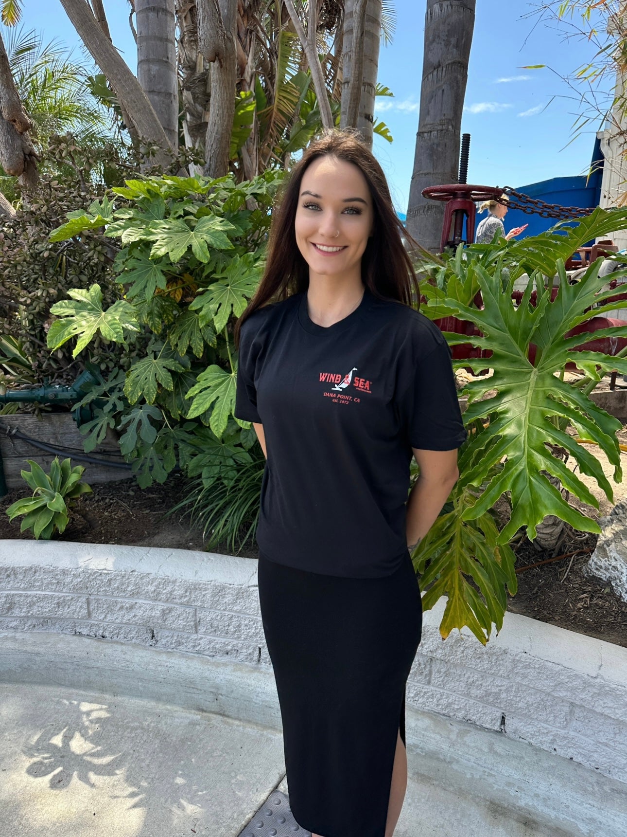 W&S Black/Red Tee