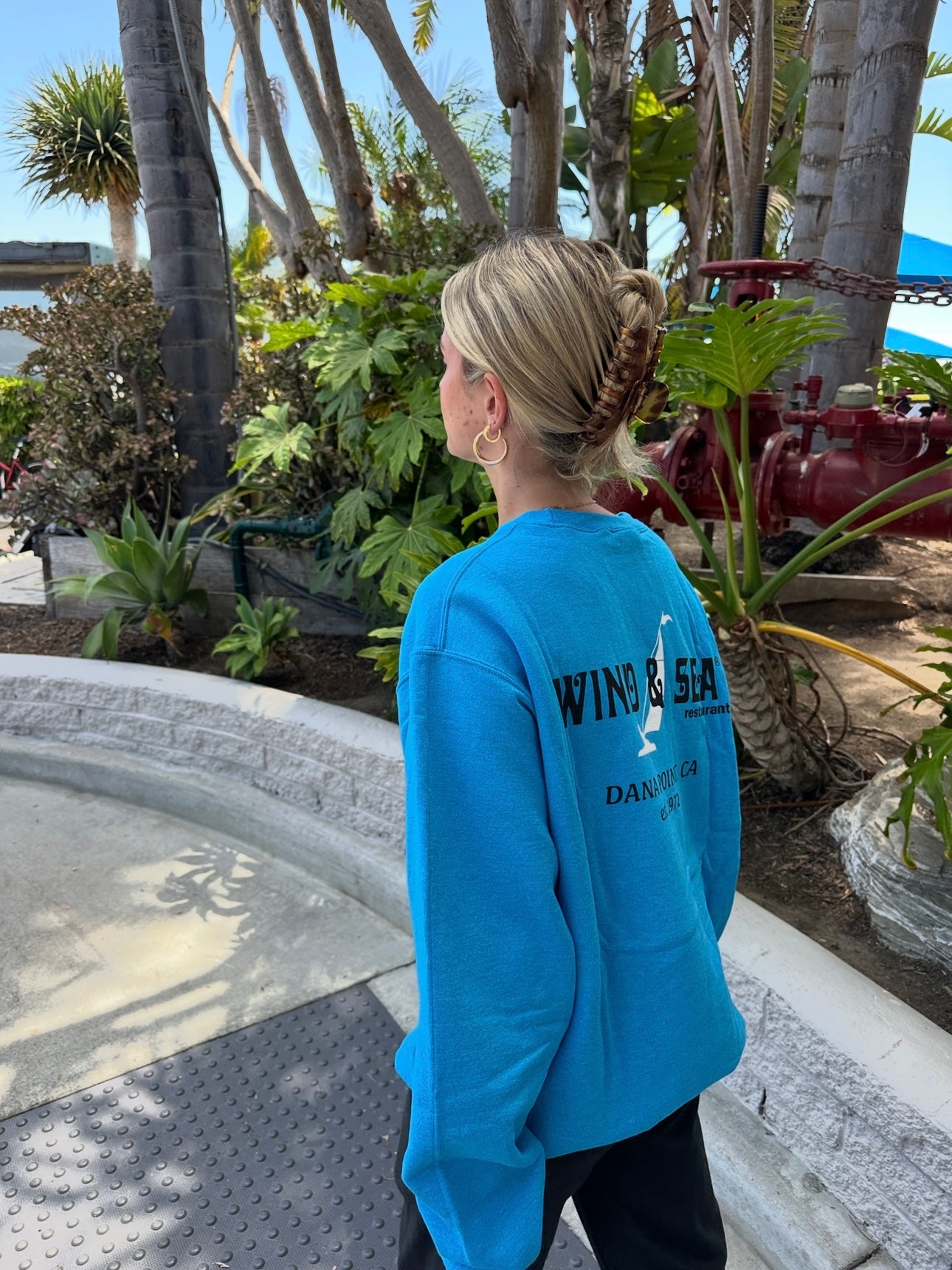 W&S Crew Sweatshirt Teal