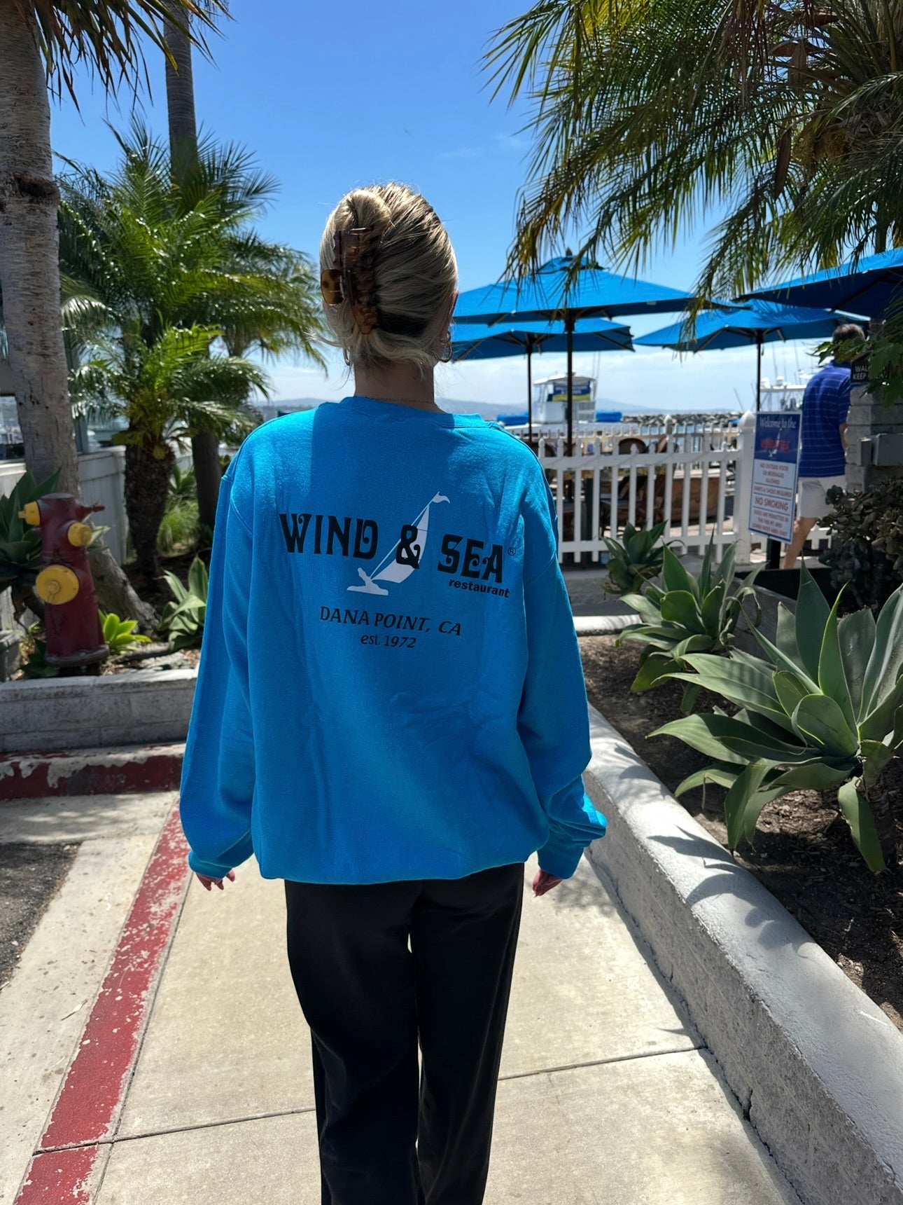 W&S Crew Sweatshirt Teal