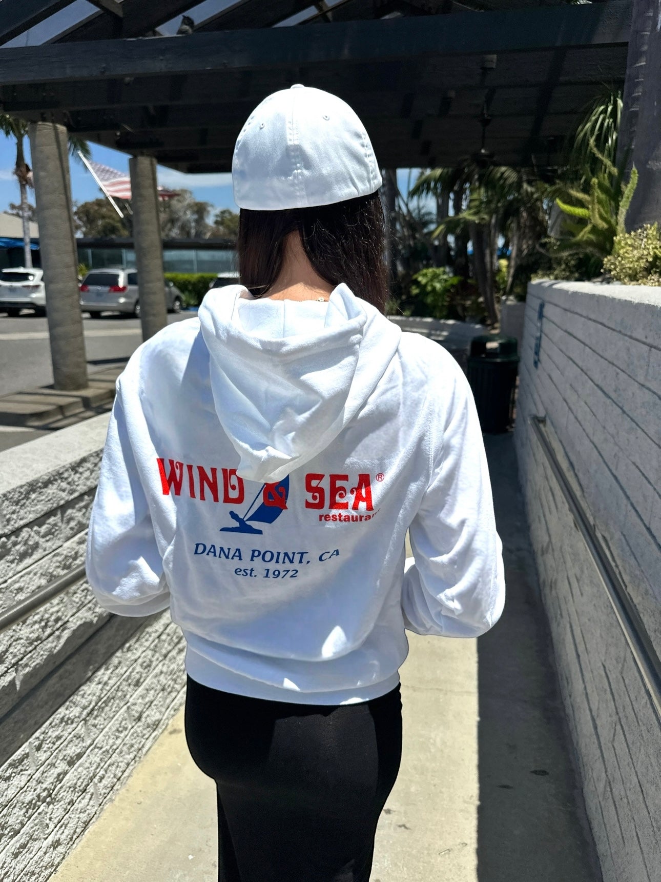 W&S Zip Sweatshirt White