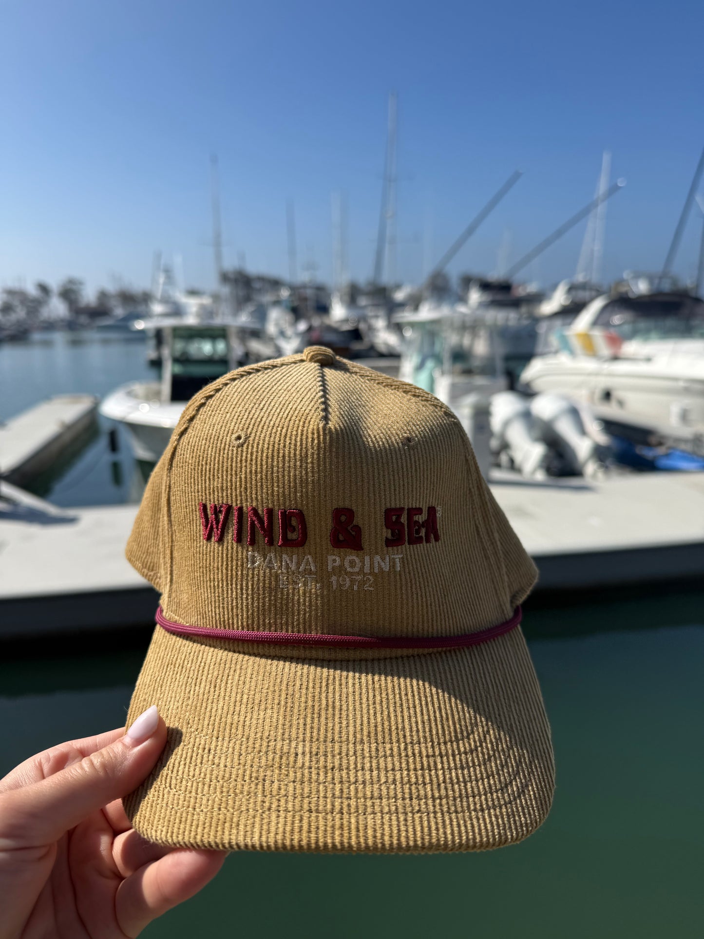 Golden Khaki Corduroy Hat