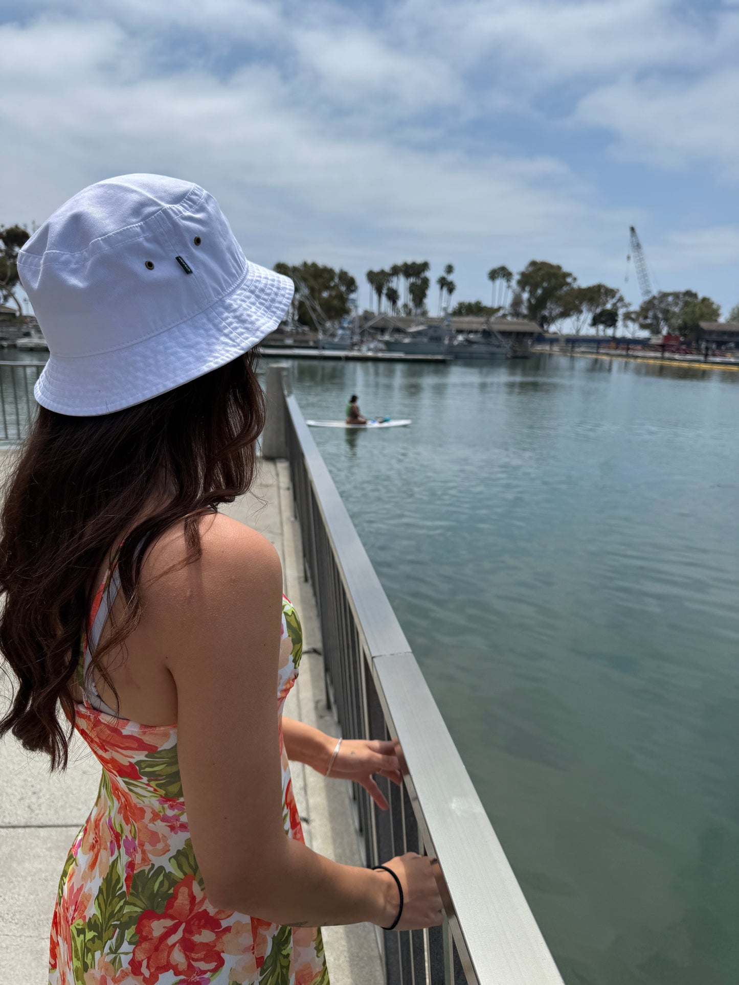 W&S Bucket Hat White