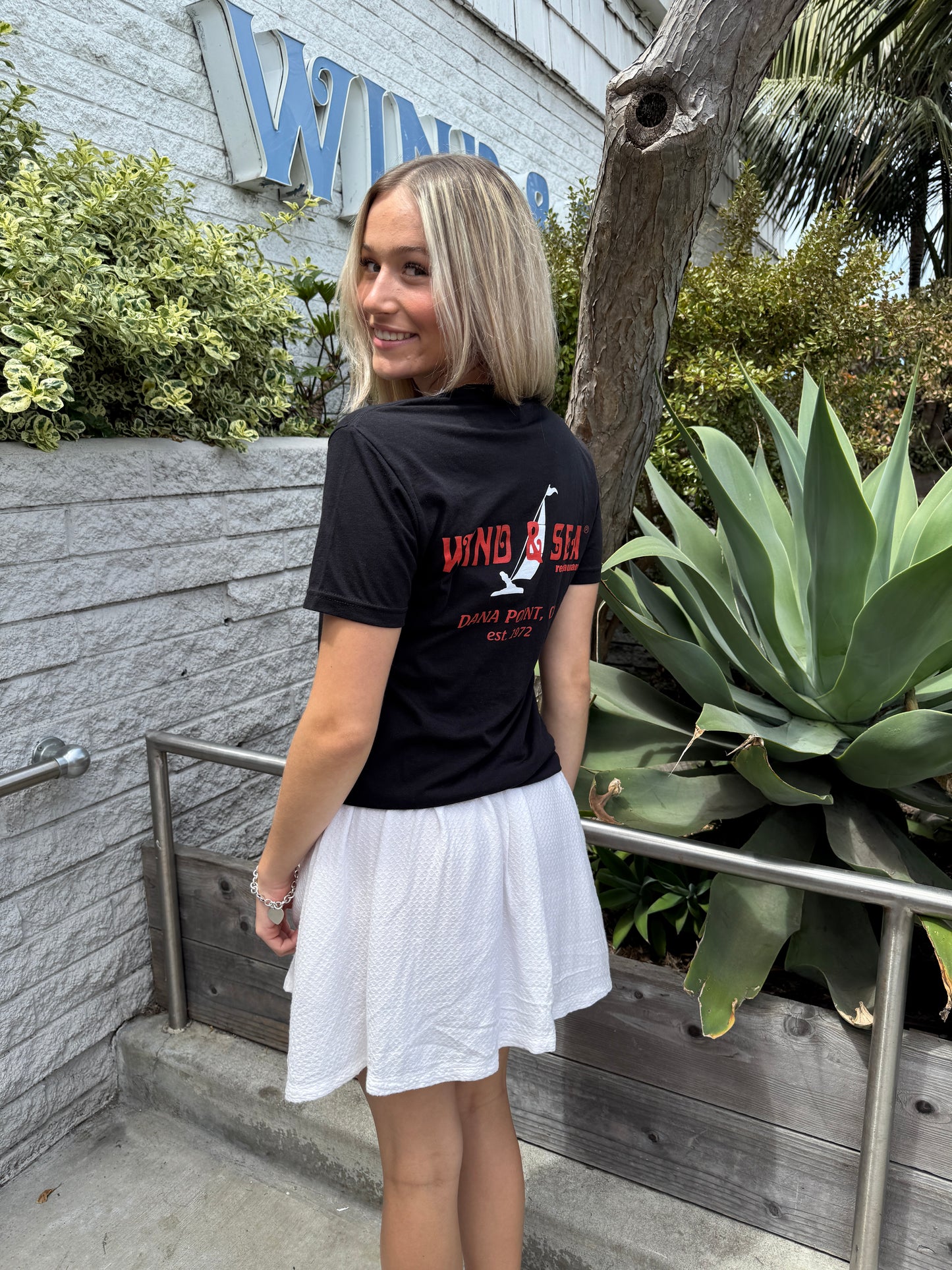 W&S Black/Red Tee
