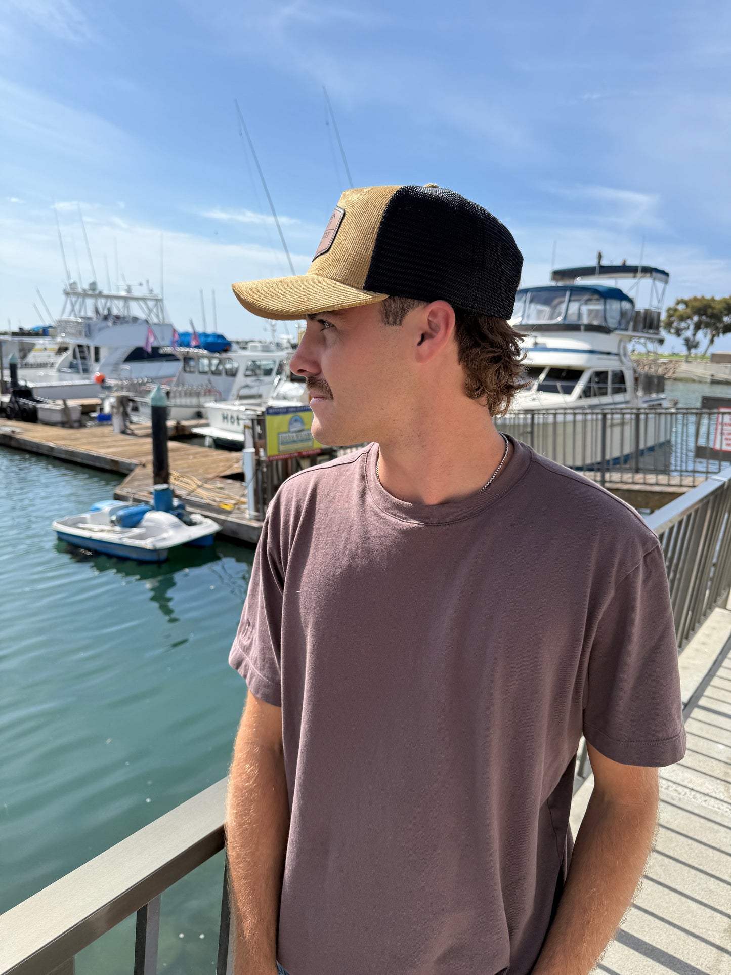 HARPOON HENRY'S Corduroy Hat Khaki