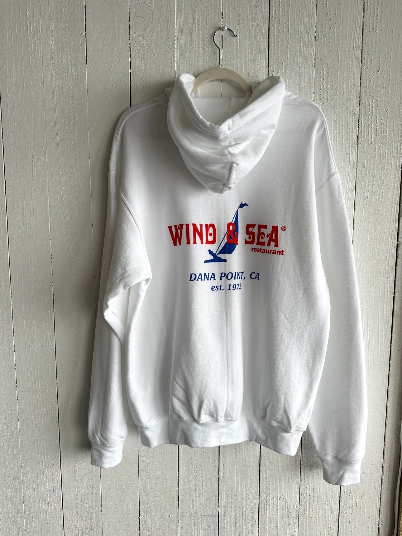 W&S Zip Sweatshirt White
