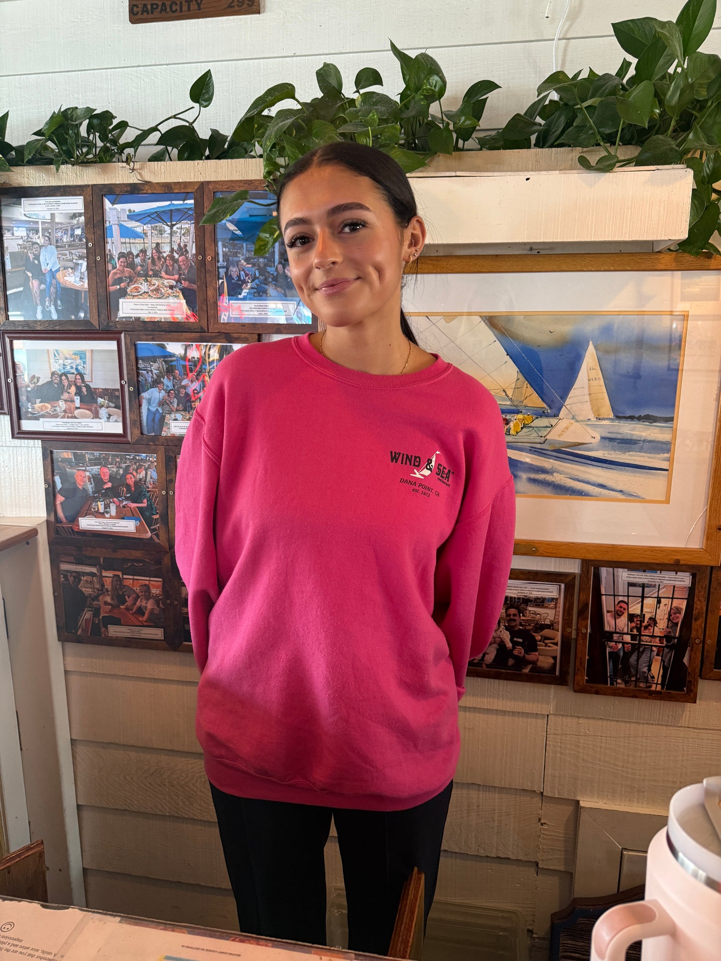 W&S Crew Sweatshirt Pink