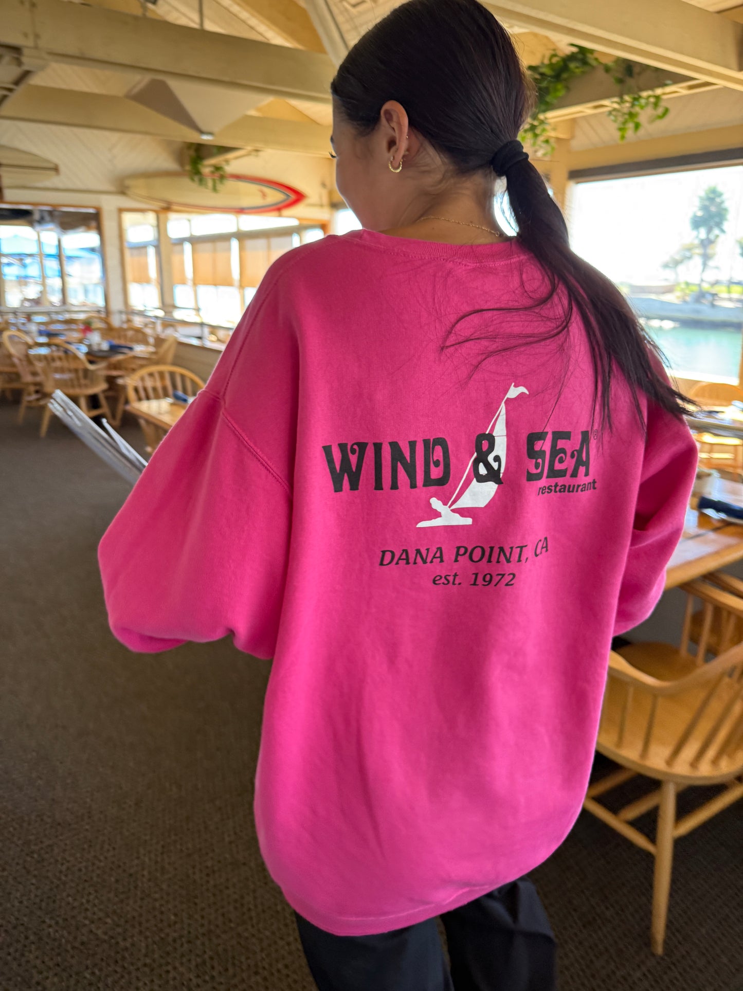 W&S Crew Sweatshirt Pink