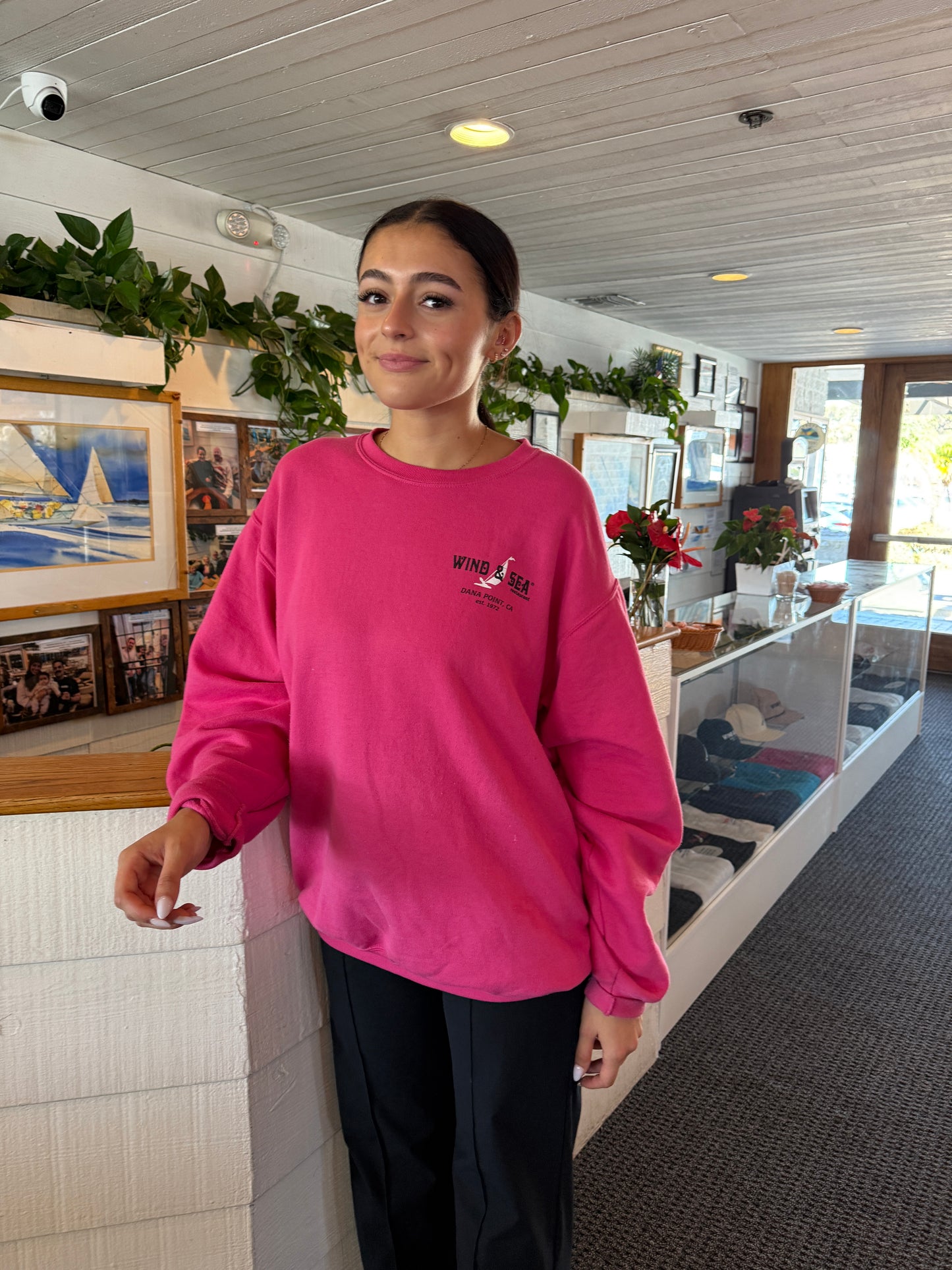 W&S Crew Sweatshirt Pink