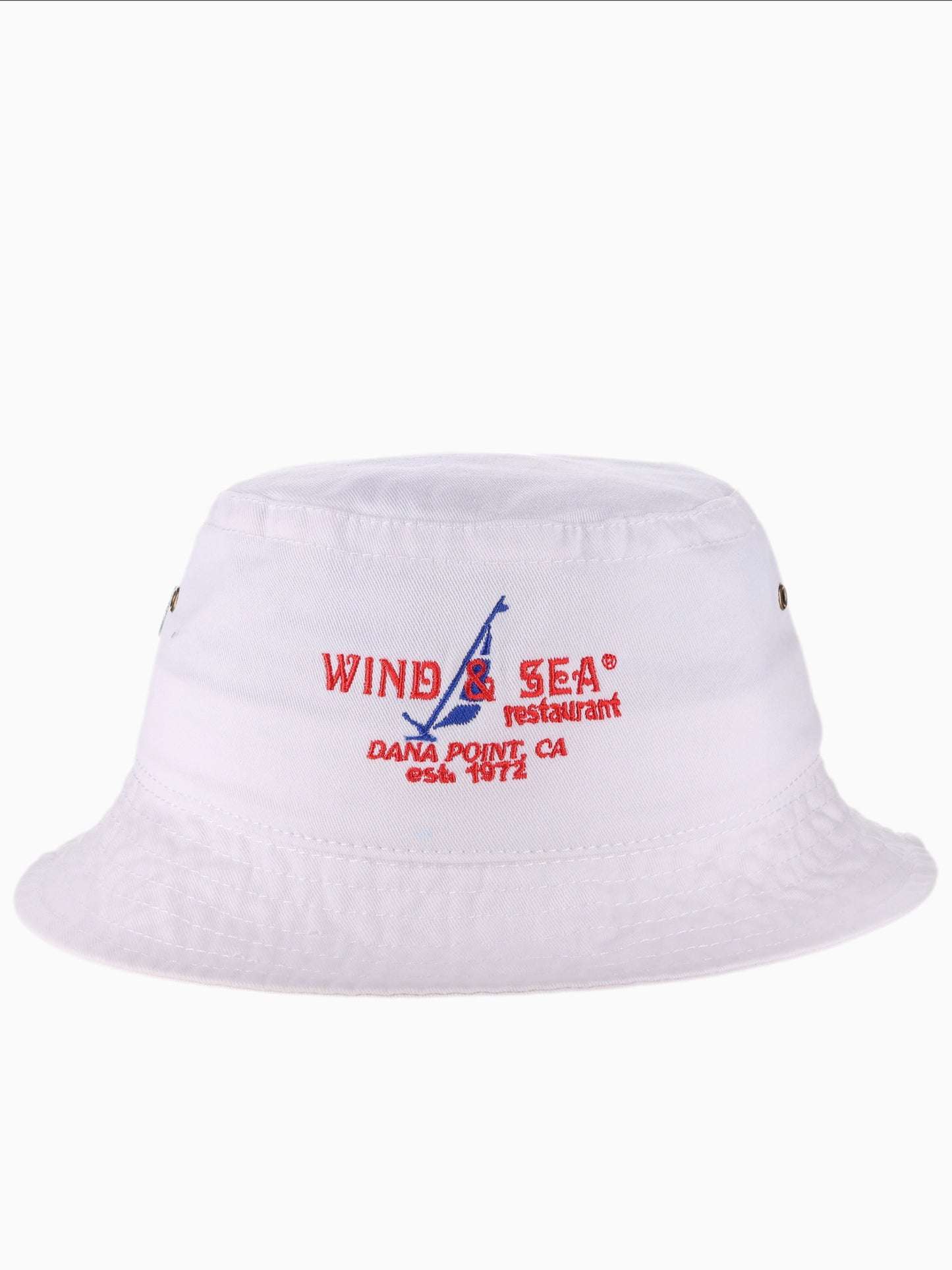 W&S Bucket Hat White