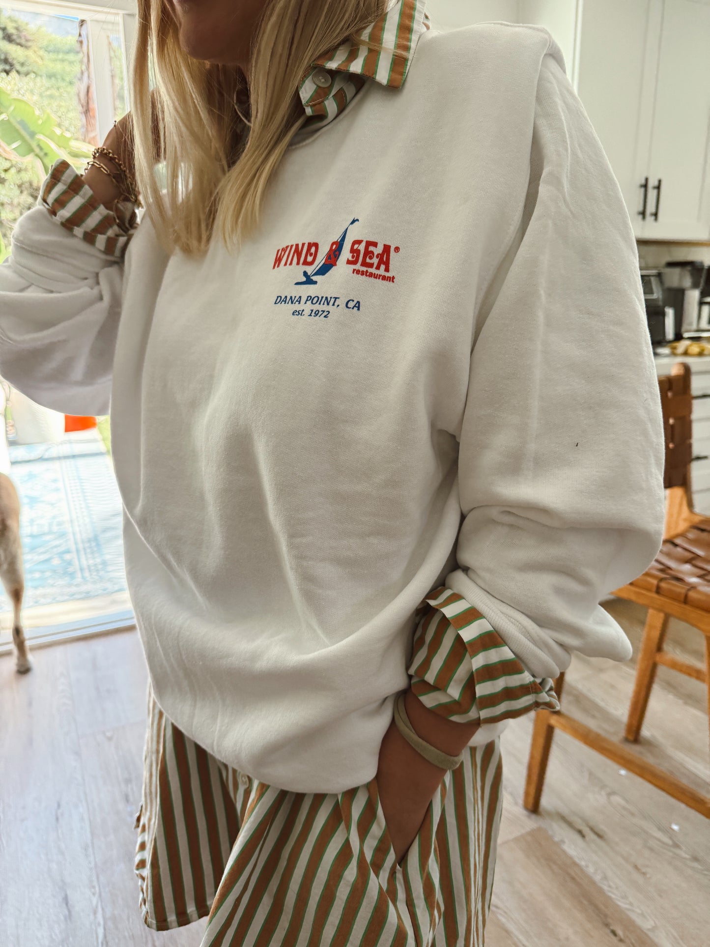 W&S Crew Sweatshirt White