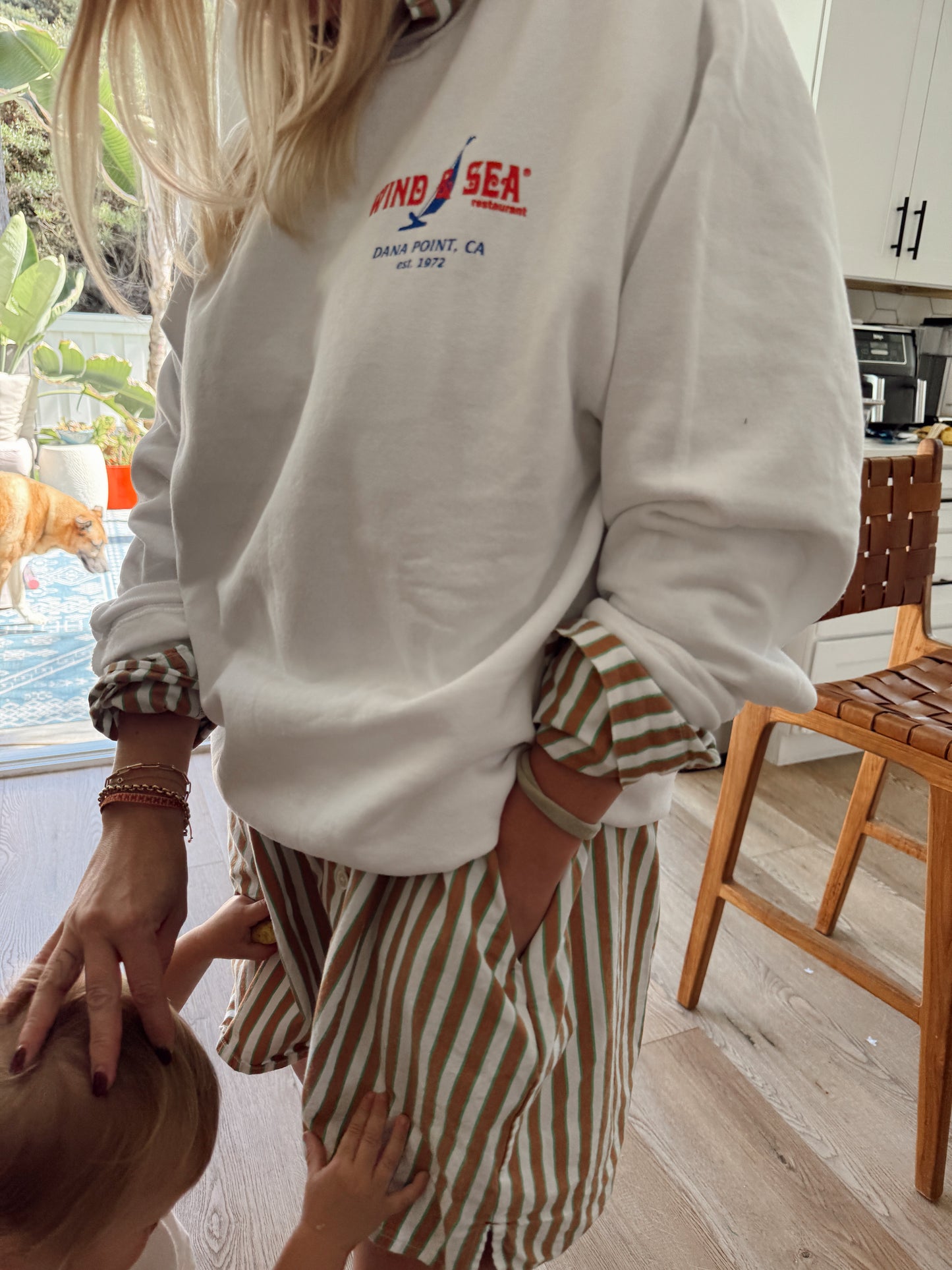 W&S Crew Sweatshirt White