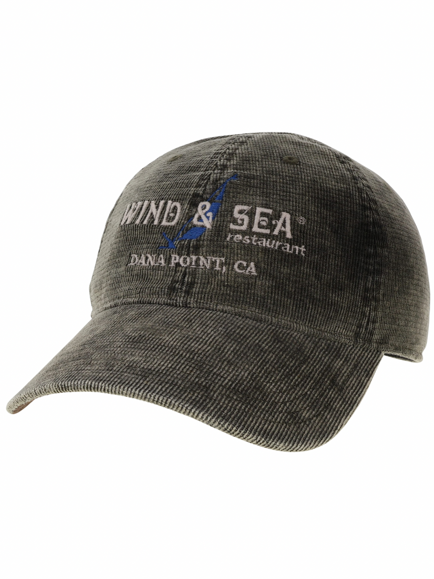 Green Salt Wash Corduroy Hat