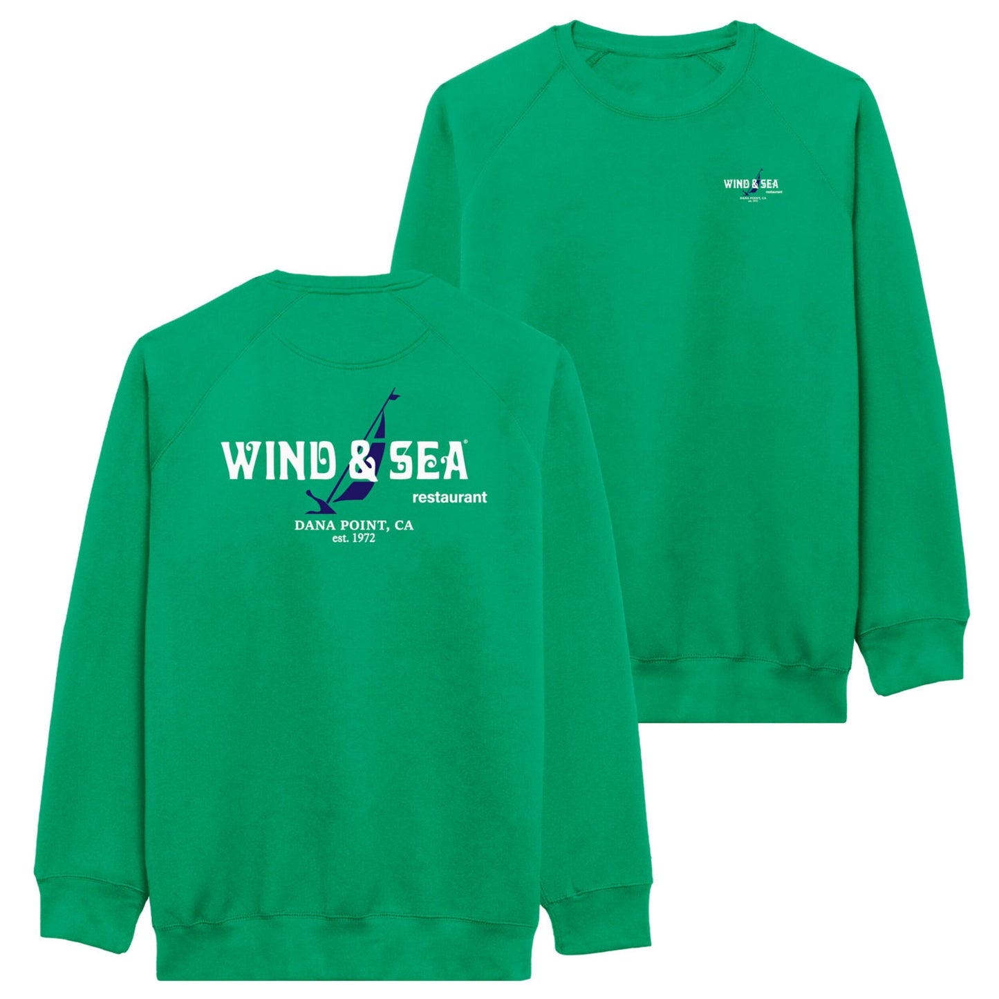 W&S Green Crewneck Sweatshirt
