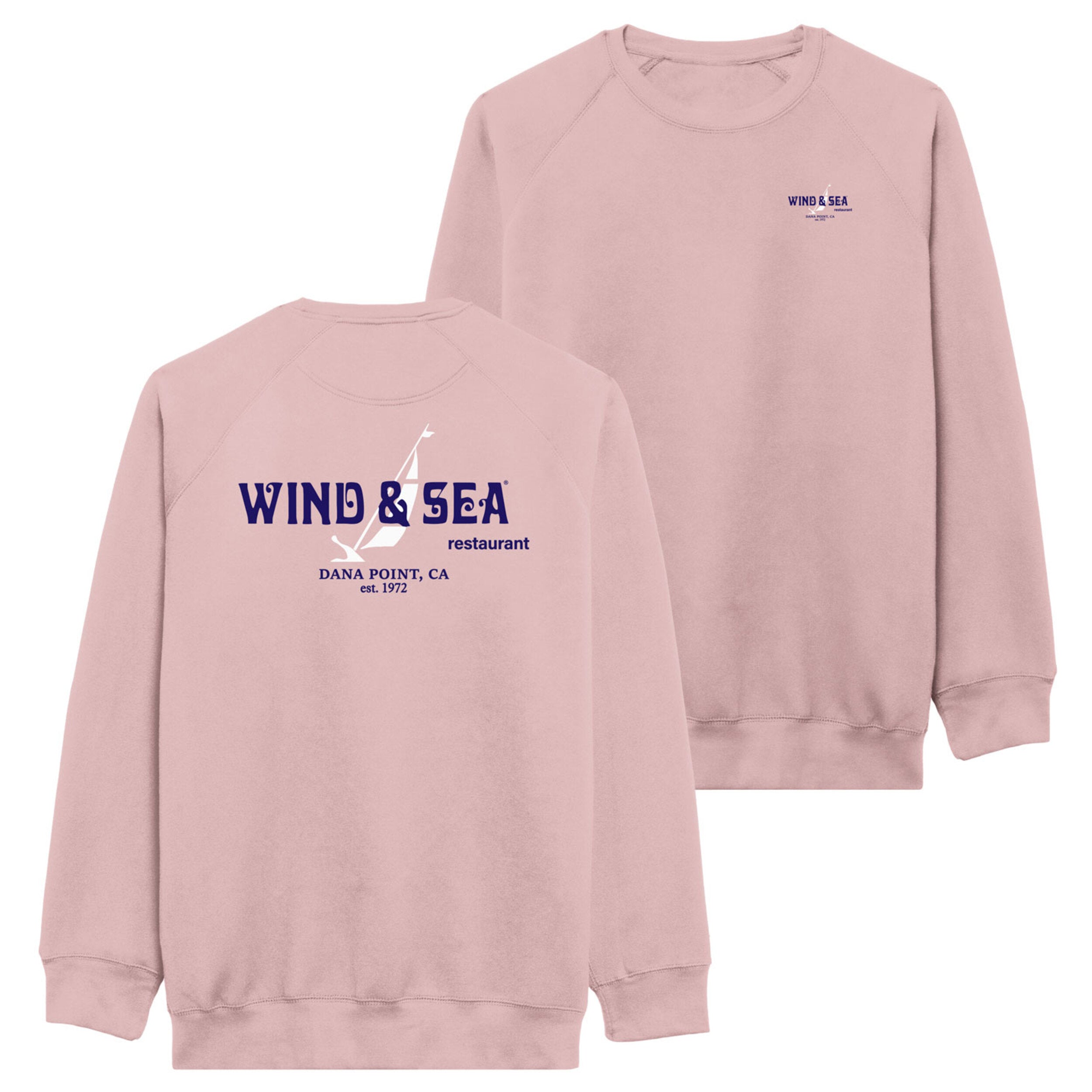 WIND AND SEA CREWNECK SWEAT PINK XL ピンク W&S Rose All Day Crewneck – Wind & Sea Restaurants, Inc.
