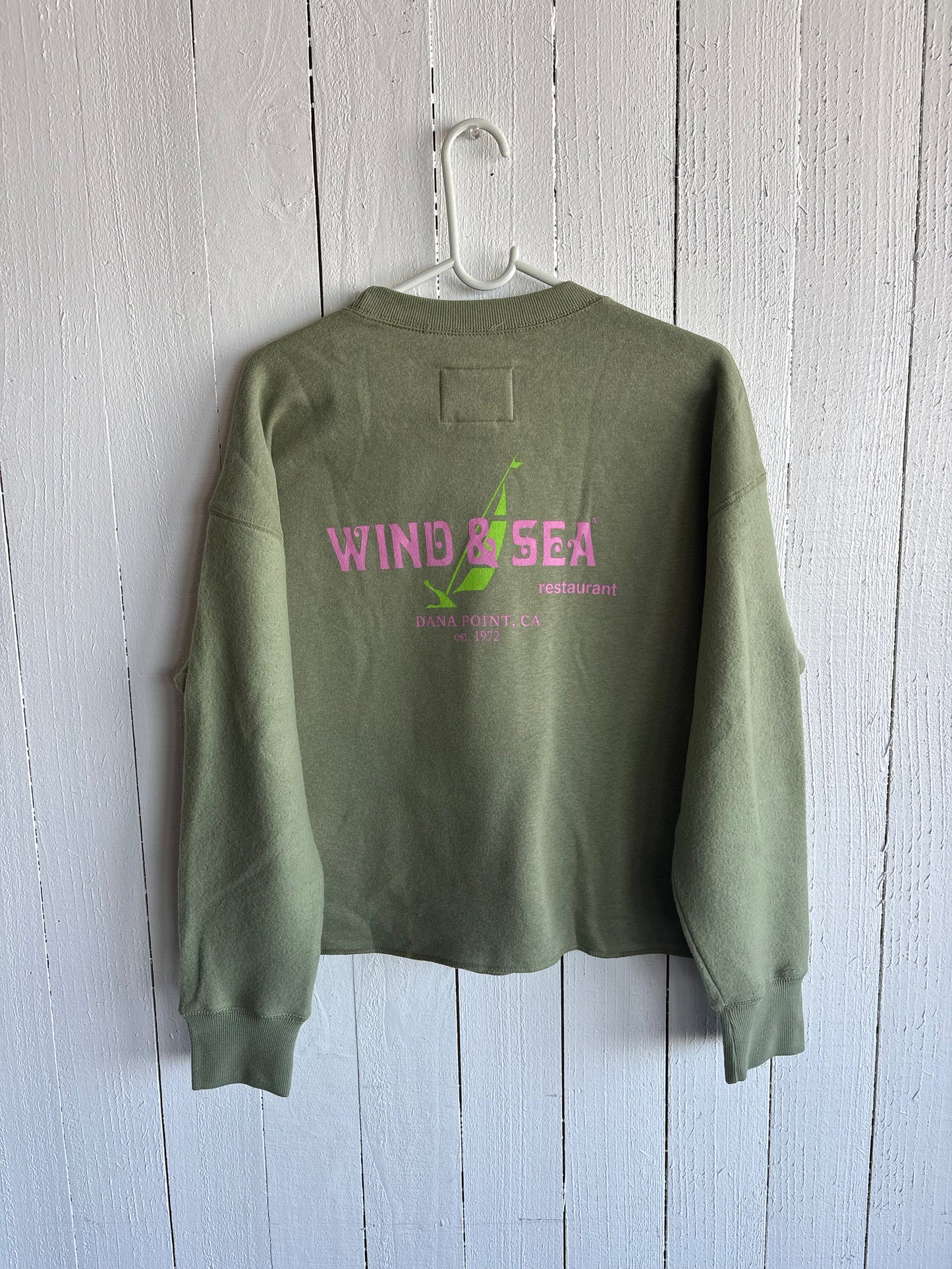 W&S Green Flash Cropped Crewneck