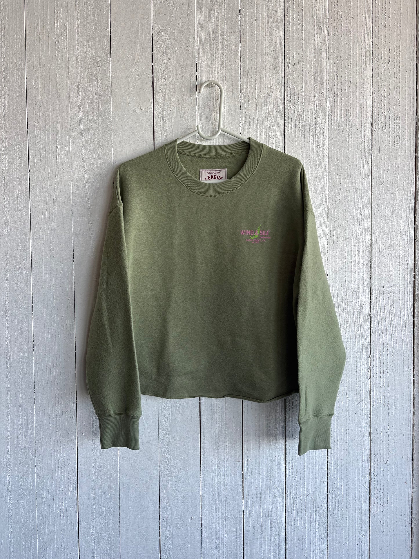 W&S Green Flash Cropped Crewneck