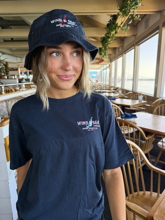 Navy Bucket Hat