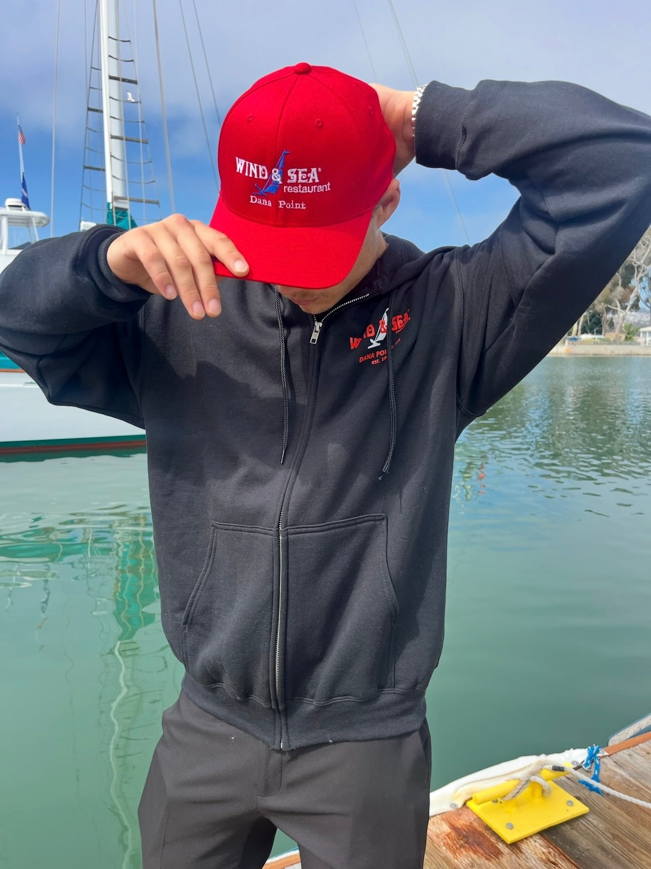 W&S Zip Sweatshirt Black