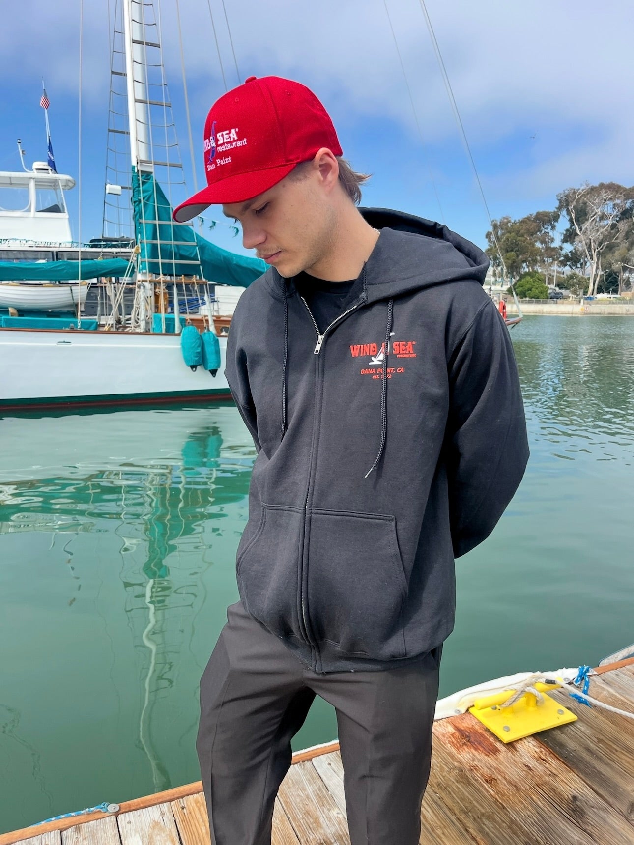W&S Zip Sweatshirt Black