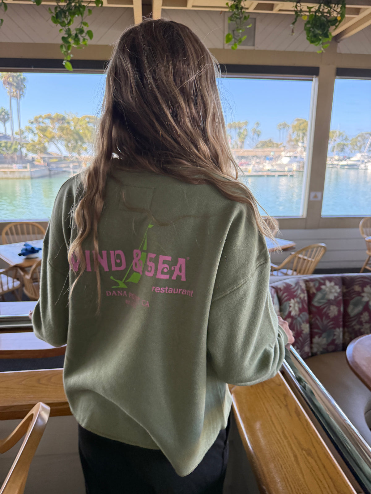 Green Flash Midi Crewneck