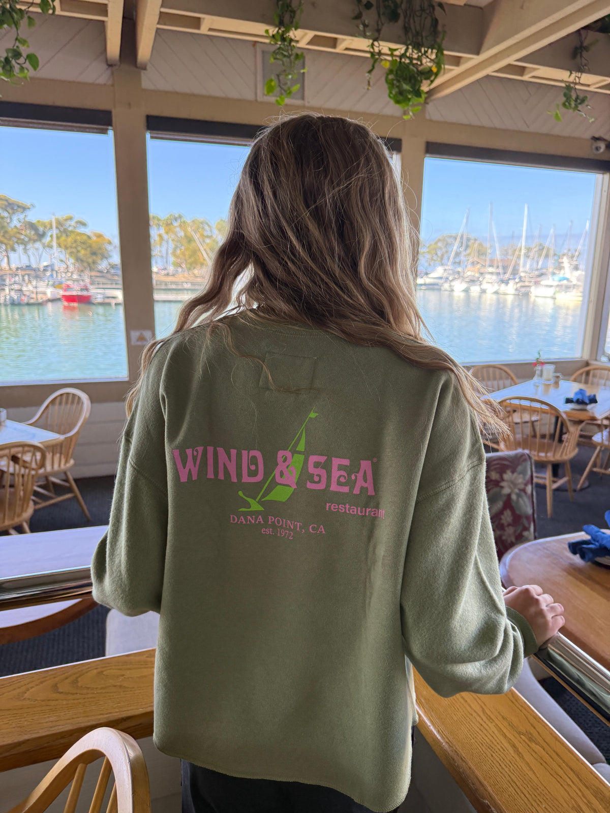 Green Flash Midi Crewneck