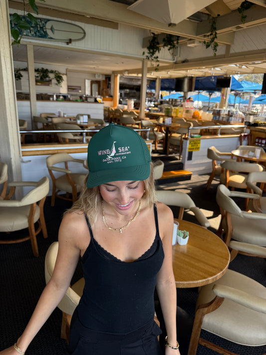 Green Mesh Hat