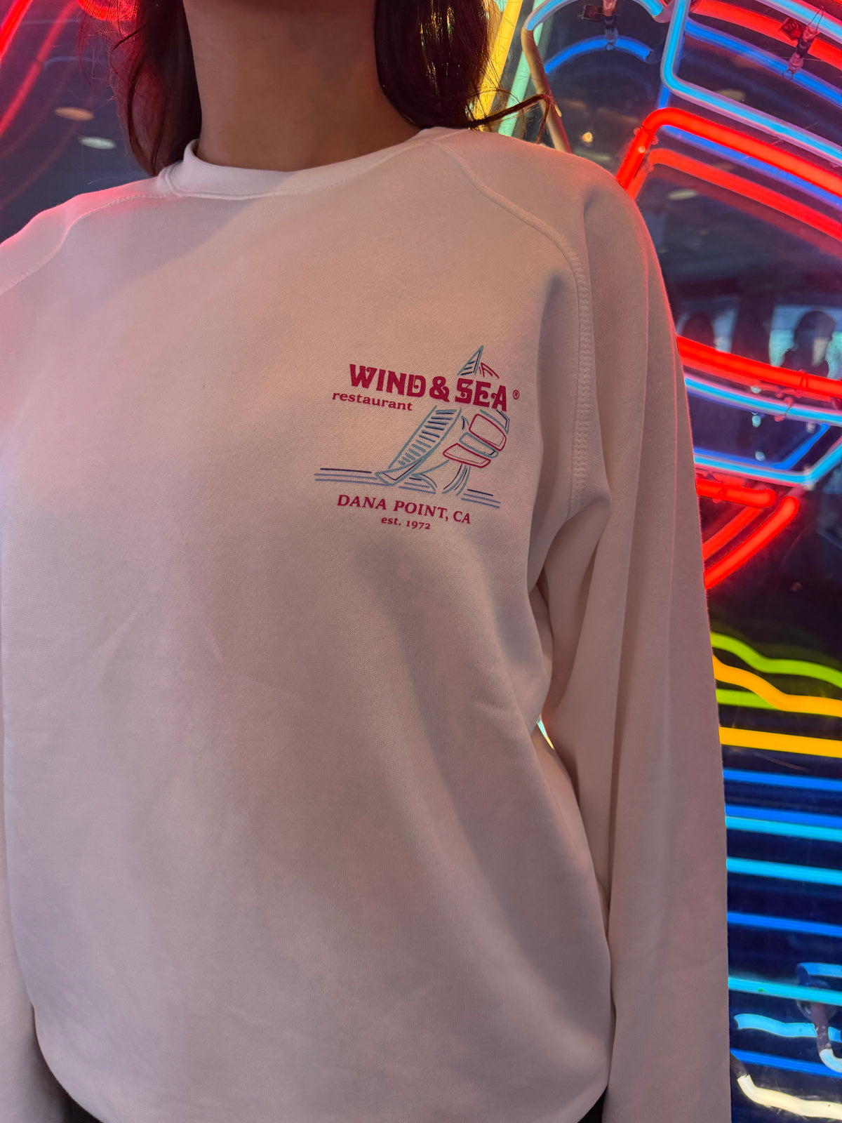 70s White Crewneck