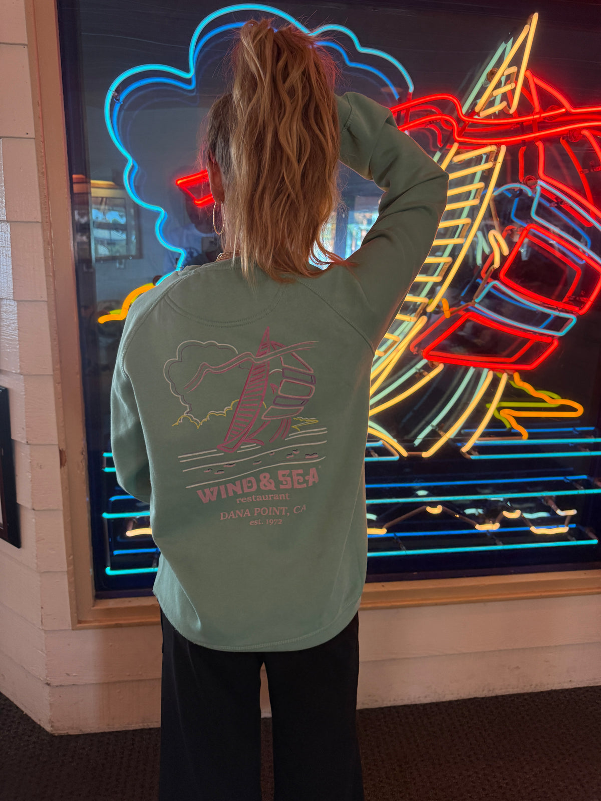 70s Sea Glass Crewneck