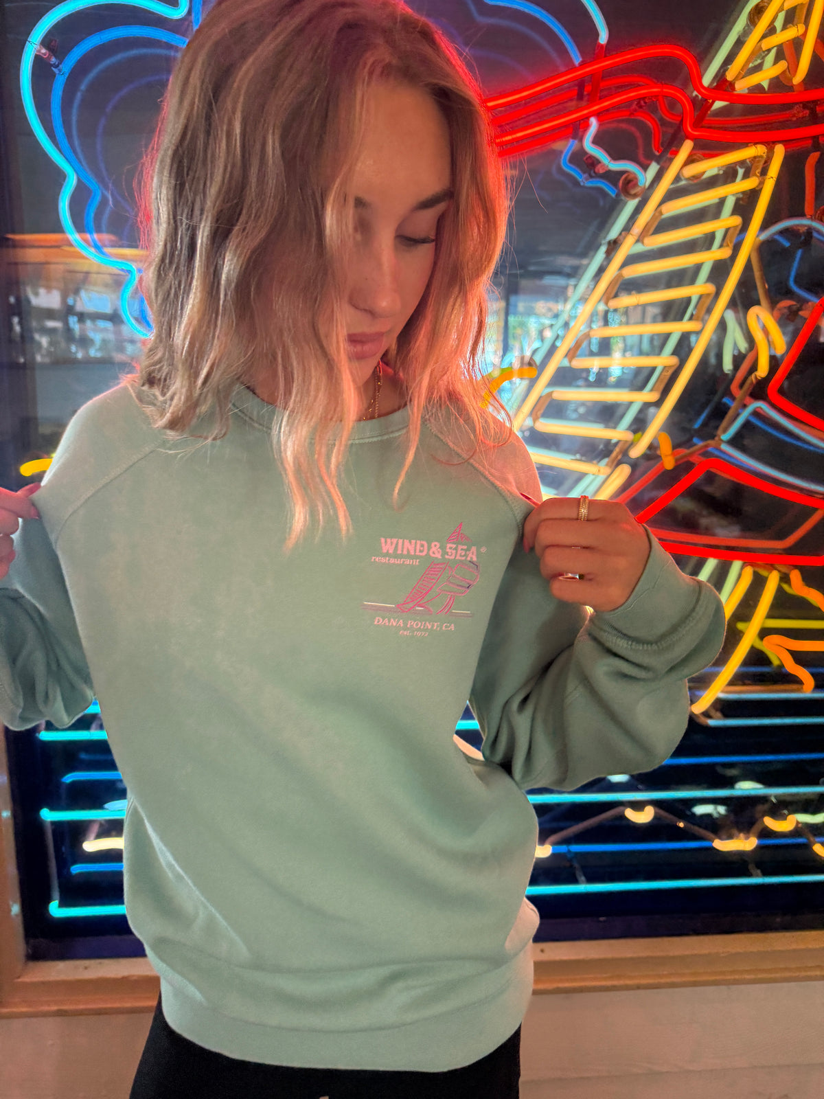 70s Sea Glass Crewneck