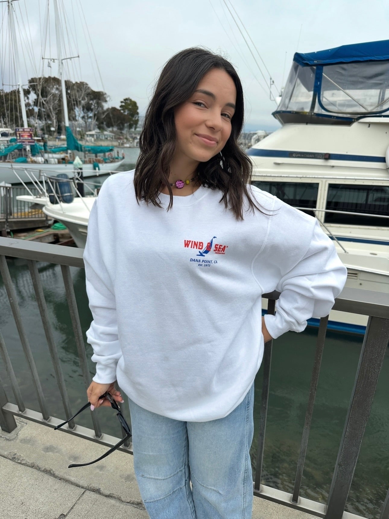 W&S Crew Sweatshirt White