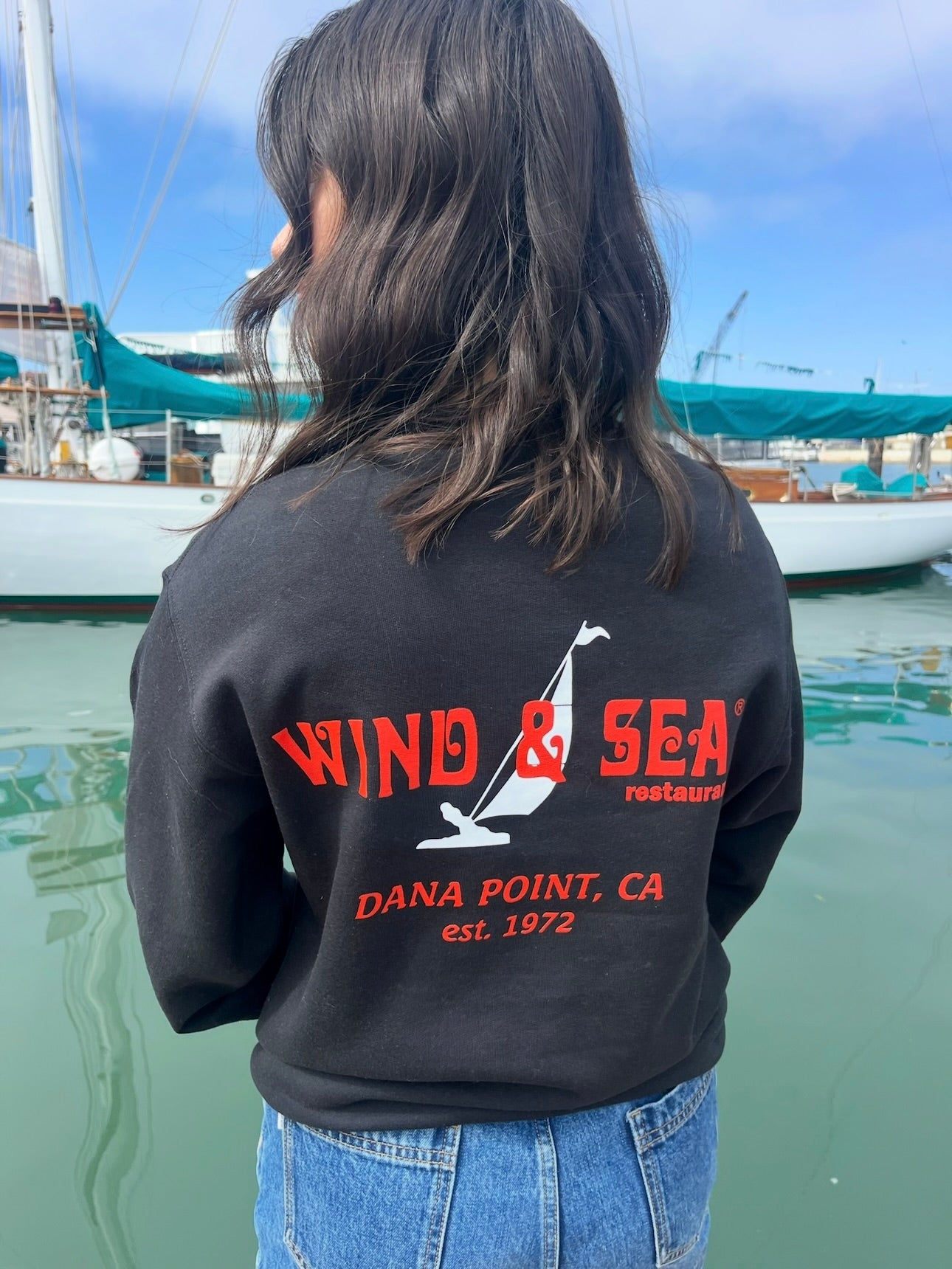 W&S Crew Sweatshirt Black