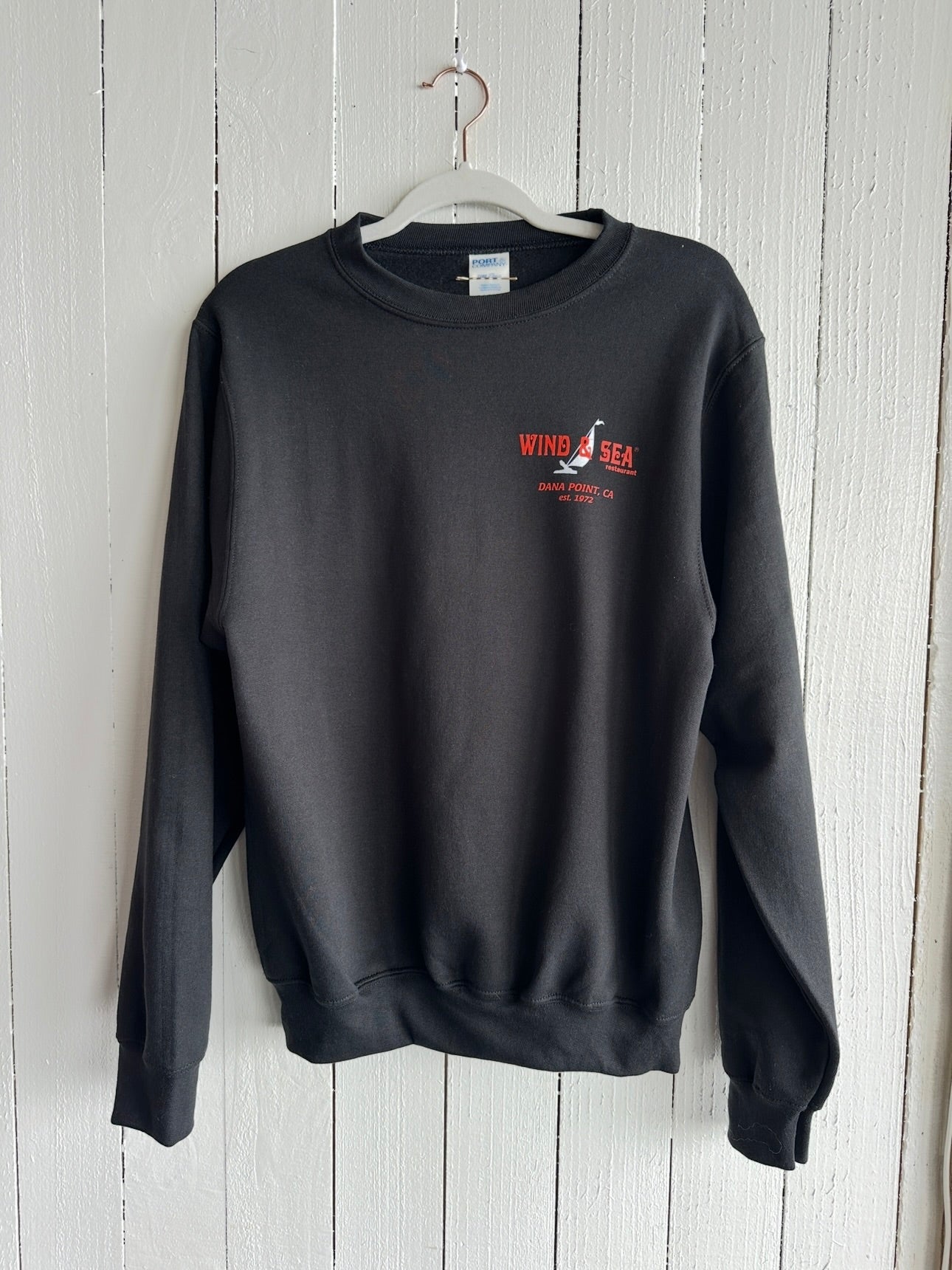 W&S Crew Sweatshirt Black