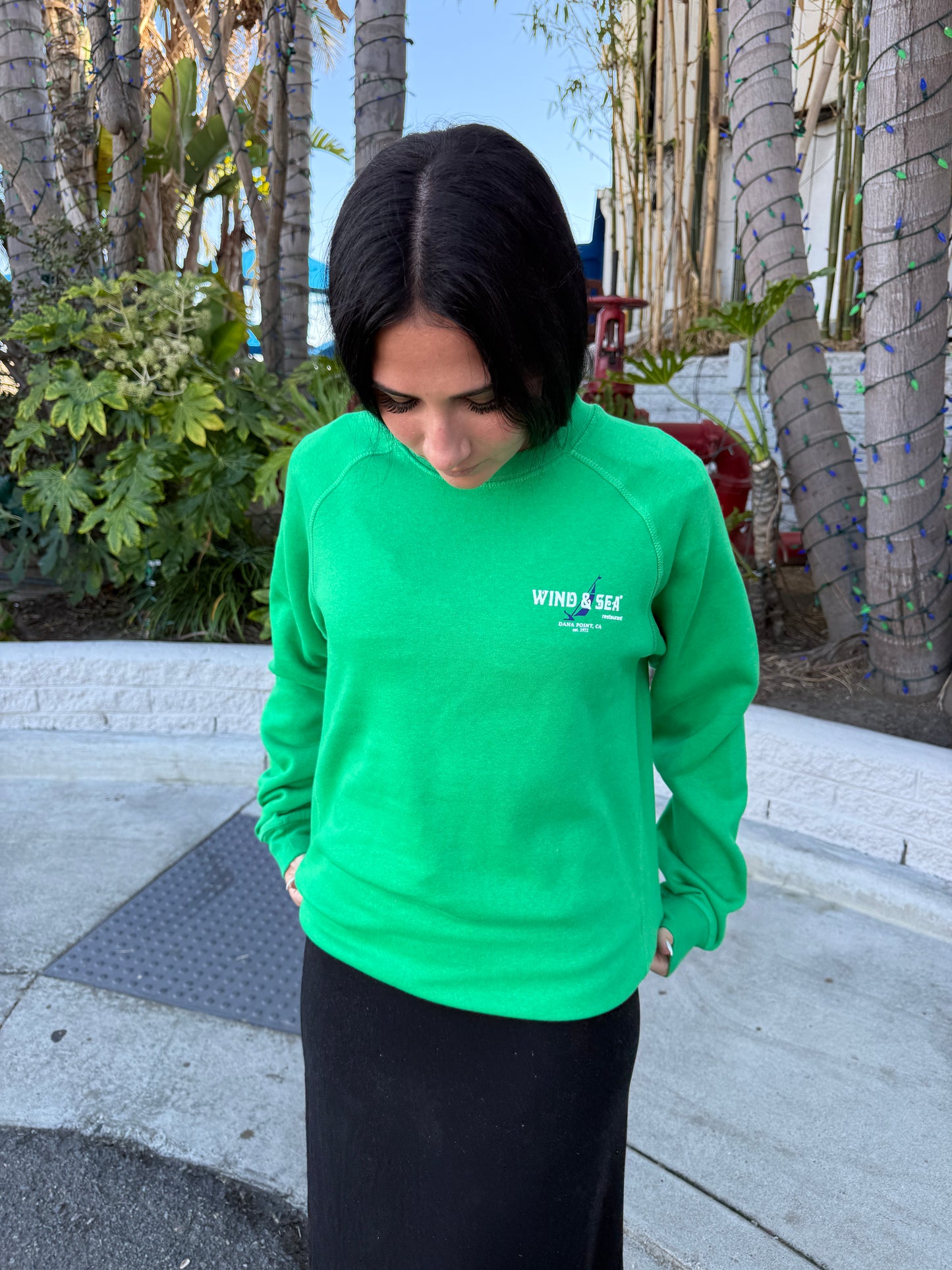 W&S Green Crewneck Sweatshirt