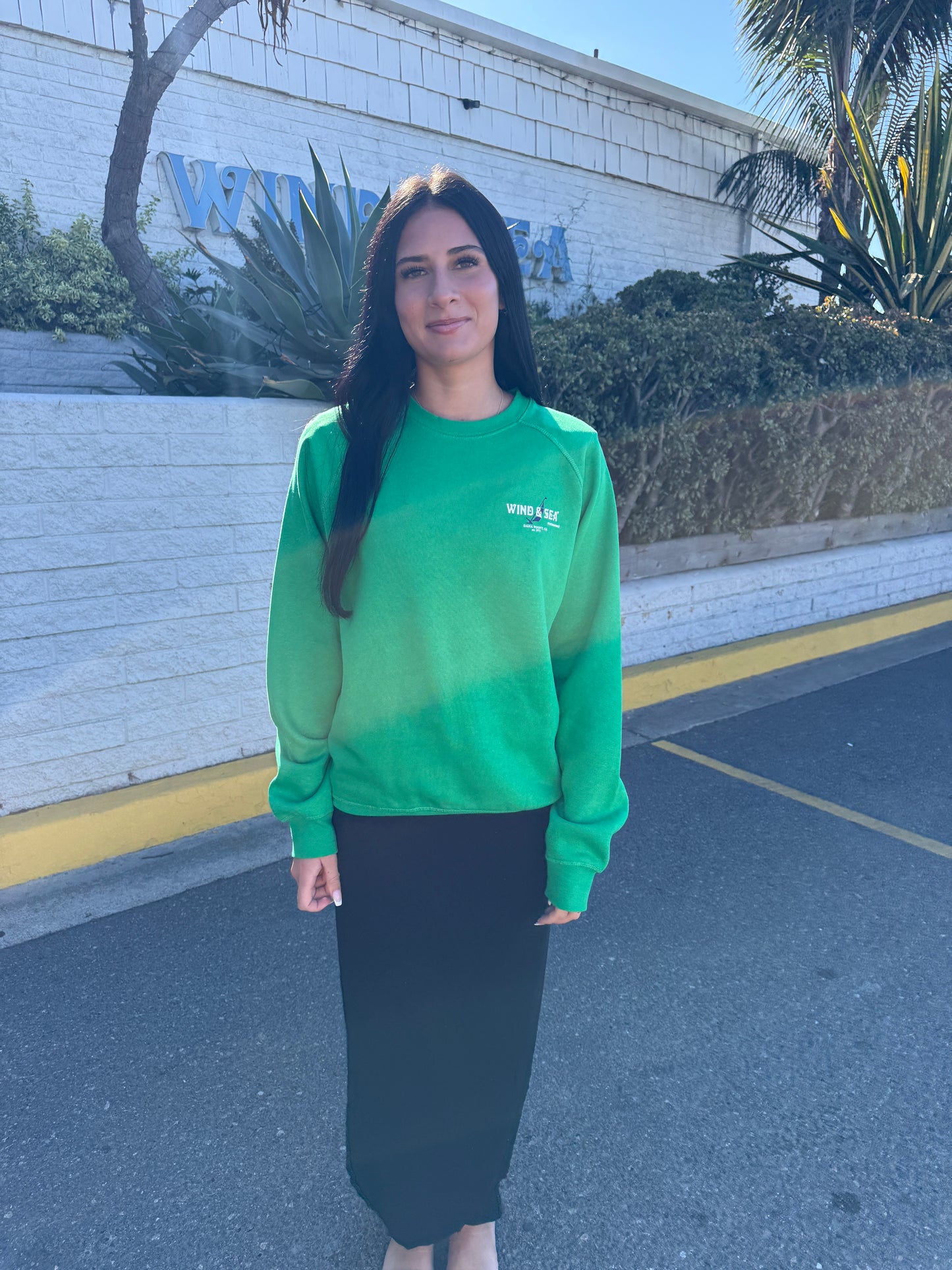 W&S Green Crewneck Sweatshirt