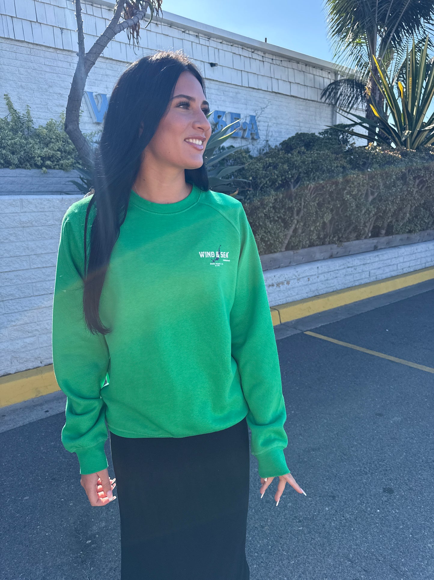 W&S Green Crewneck Sweatshirt