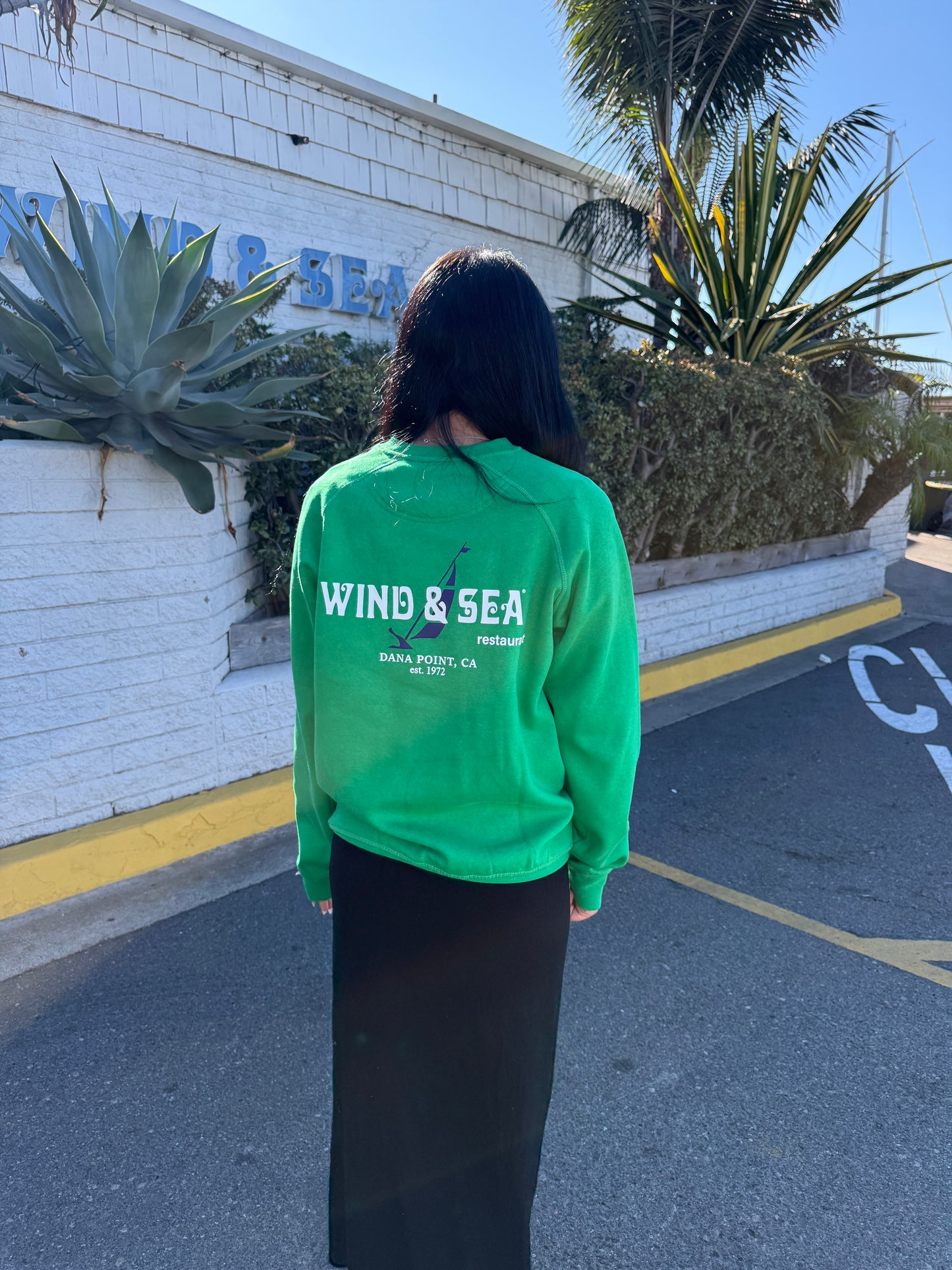 W&S Green Crewneck Sweatshirt
