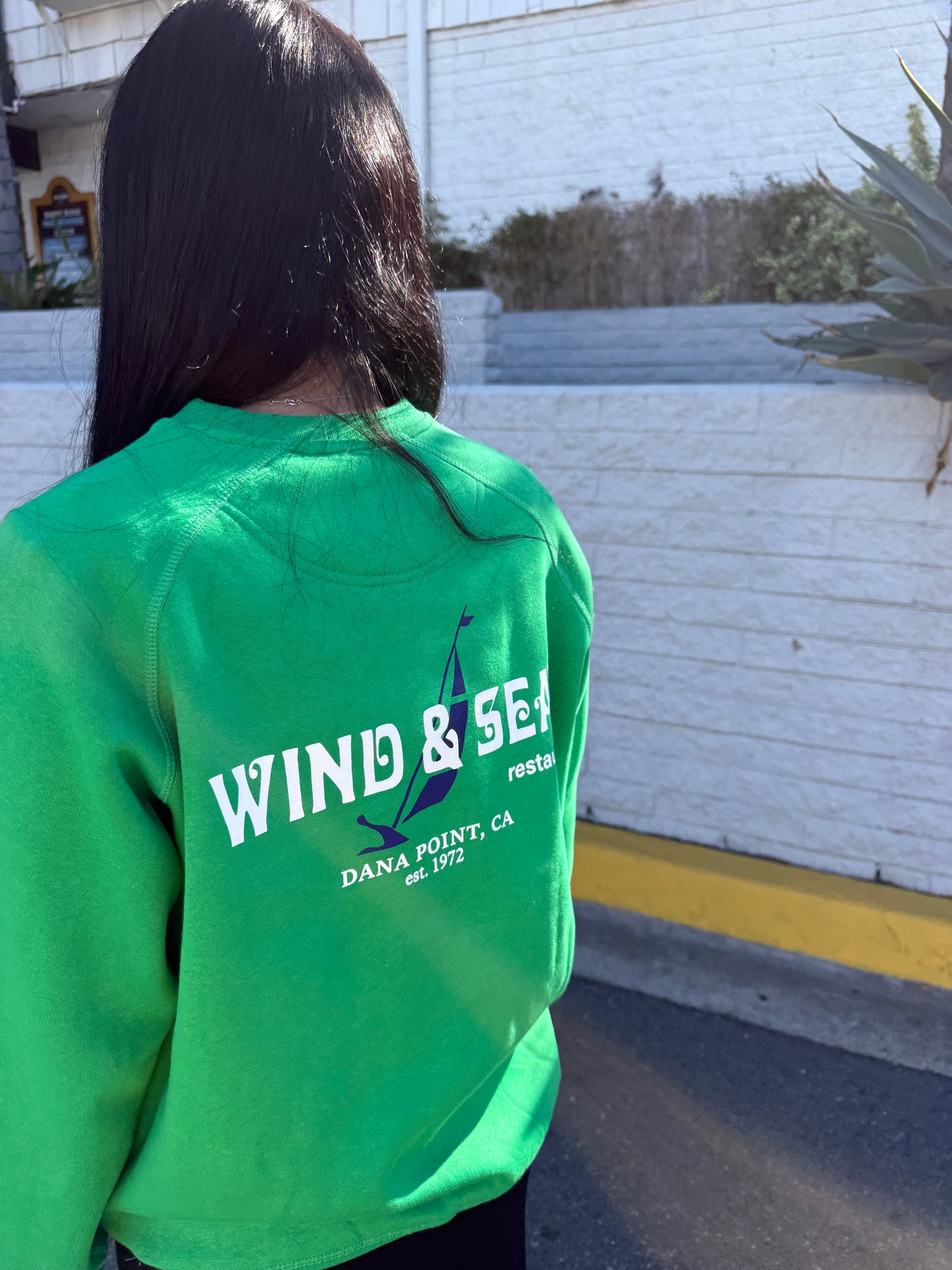 W&S Green Crewneck Sweatshirt