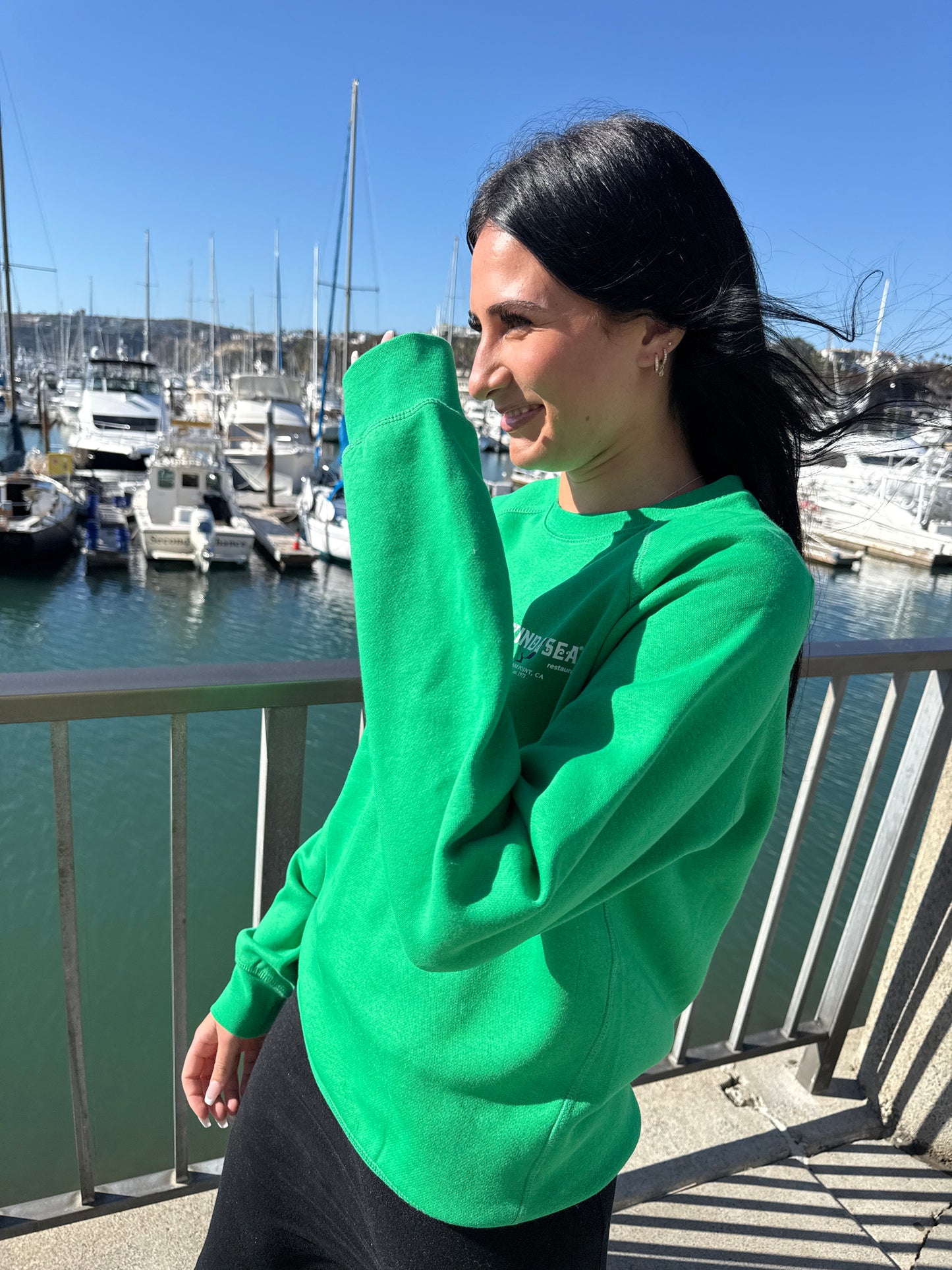 W&S Green Crewneck Sweatshirt